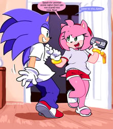 Sonic & Amy Movie Night