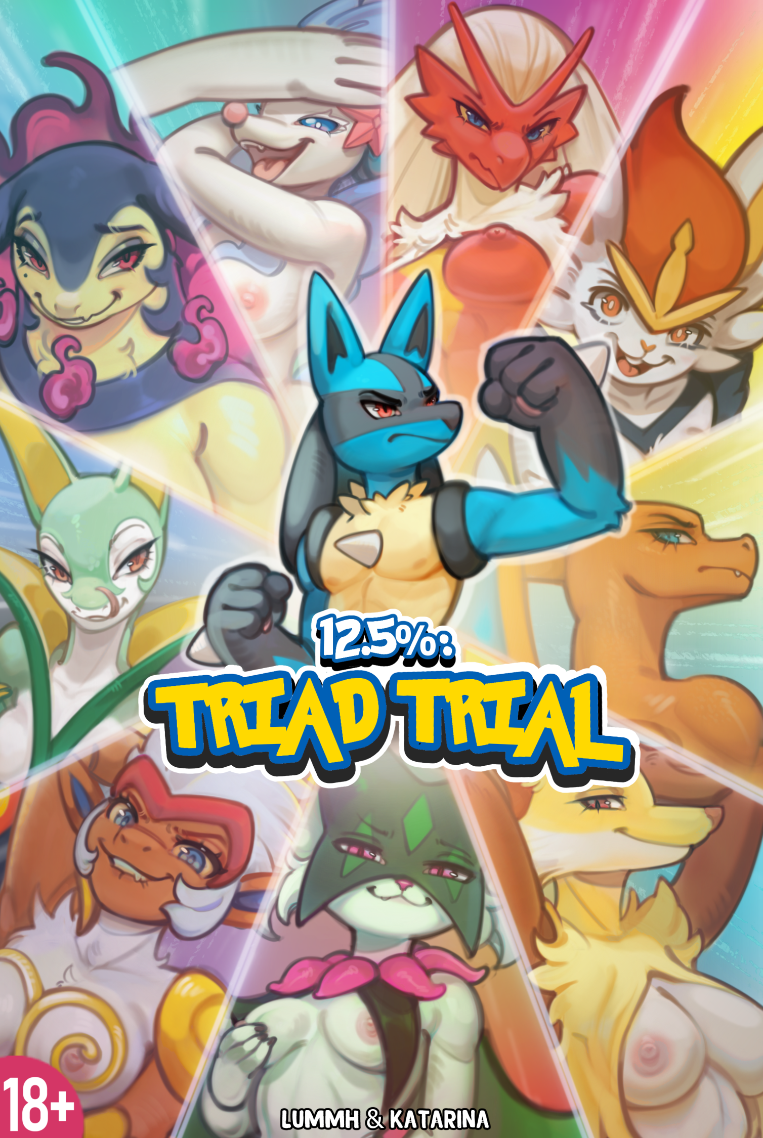 12.5% Triad Trial by katarinalin - page 5 of 7 - Furry Comics, Parody: Pokémon, Straight