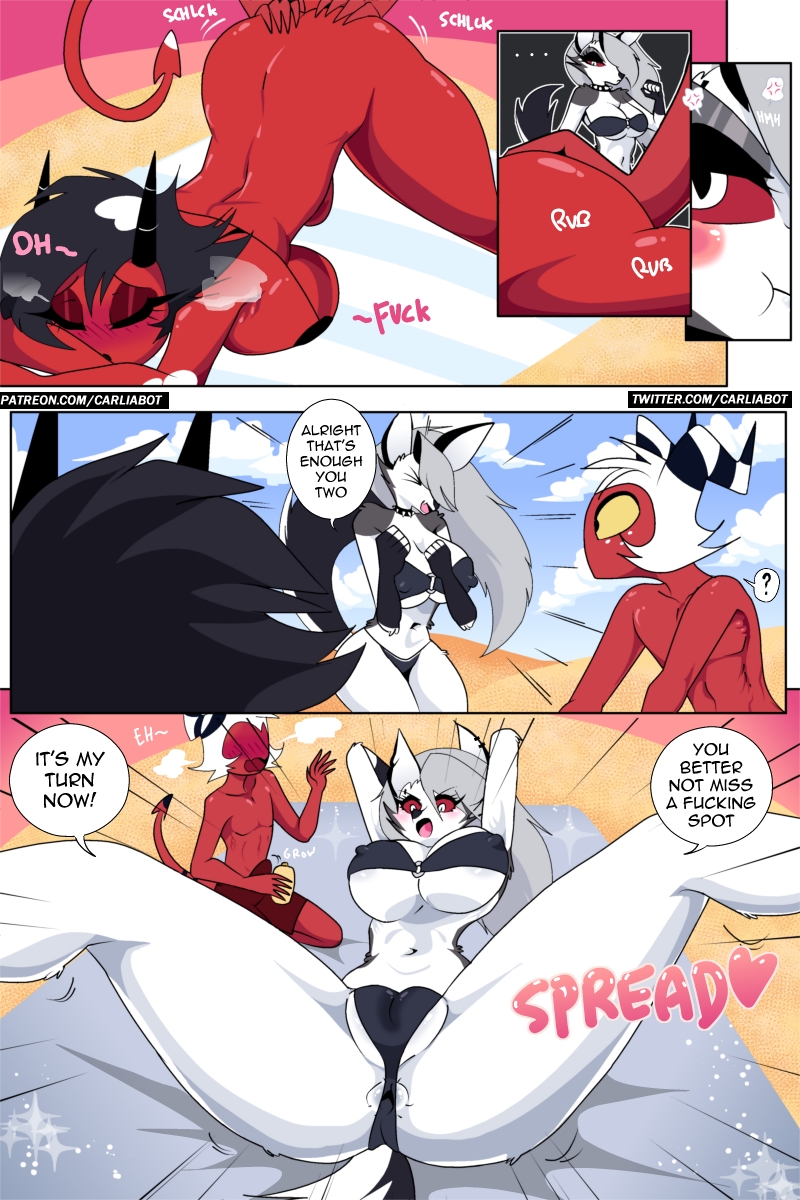A Helluva Summer by Carliabot - page 3 of 12 - Furry Comics, Parody: Helluva Boss, Bisexual