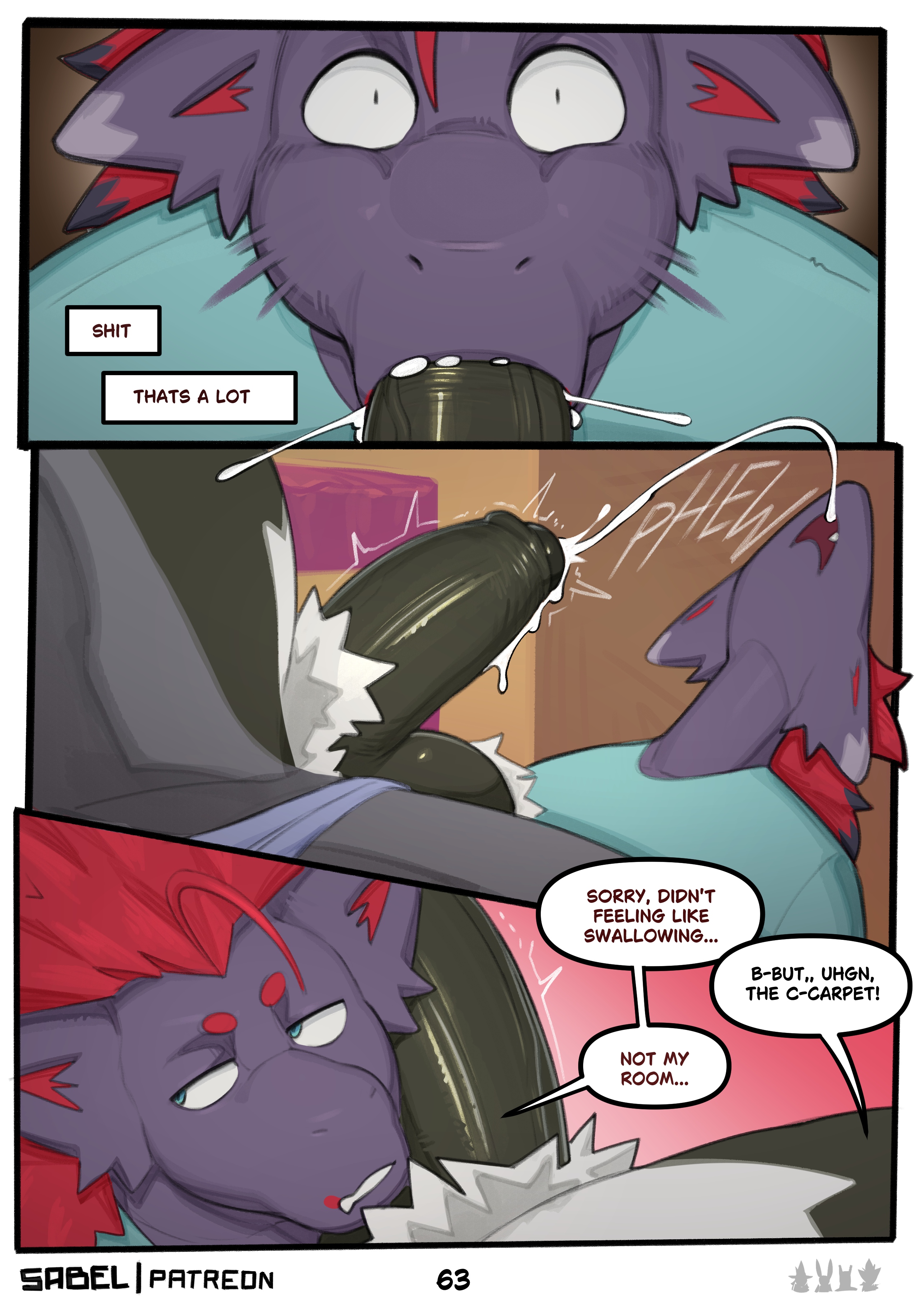 And They Were Roommates by Sweatysabel - page 64 of 64 - Furry Comics, Parody: Pokémon