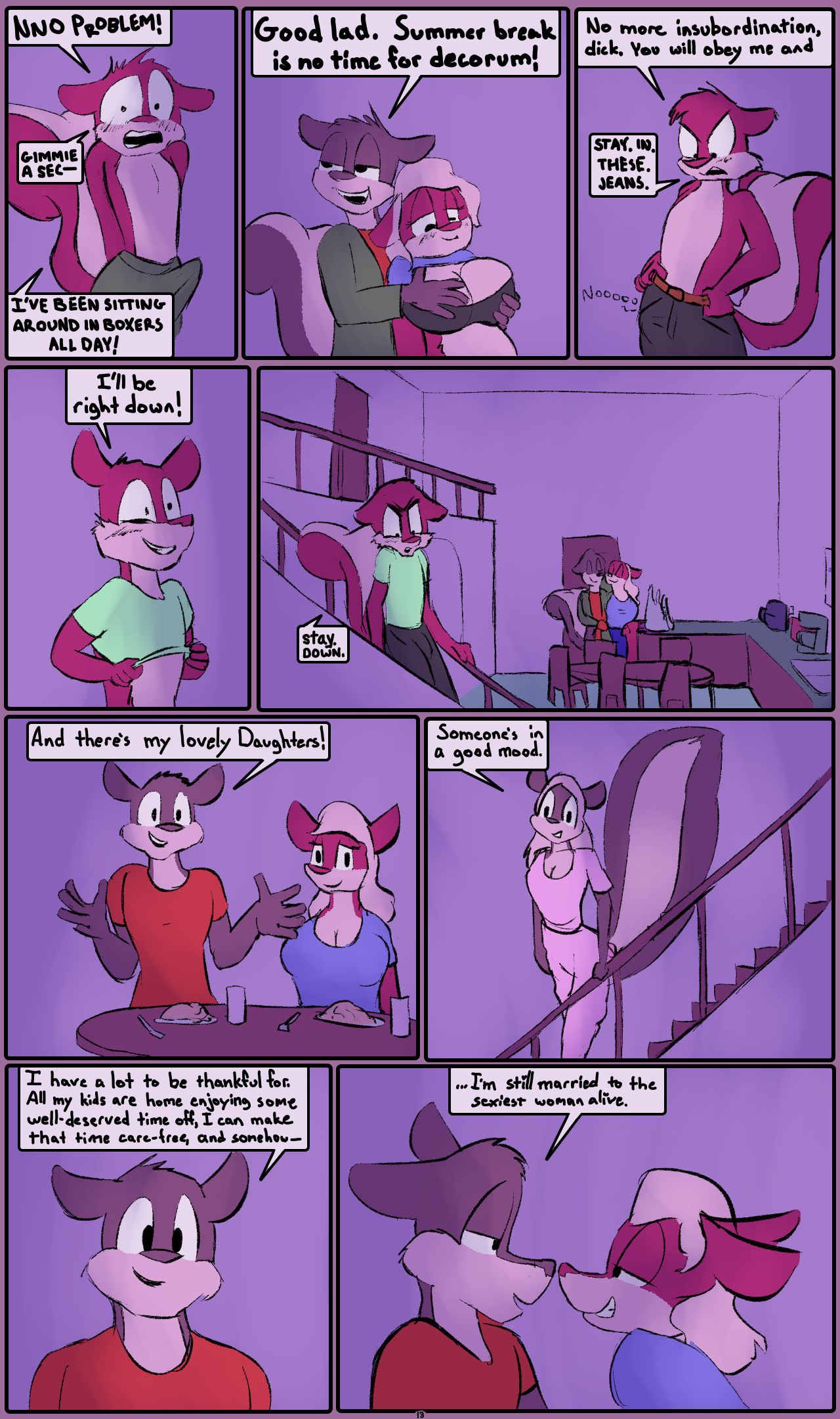 Brambletree Family Summer Break Part 1 by Dirty bunny - page 14 of 98 - Furry Comics, Bisexual