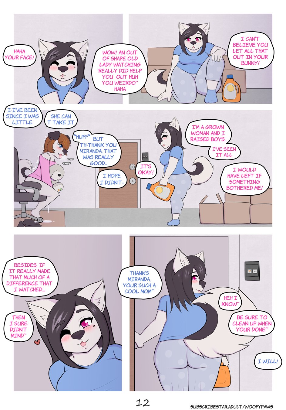 Caught in the Act II by woofyrainshadow - page 12 of 14 - Furry Comics, Straight