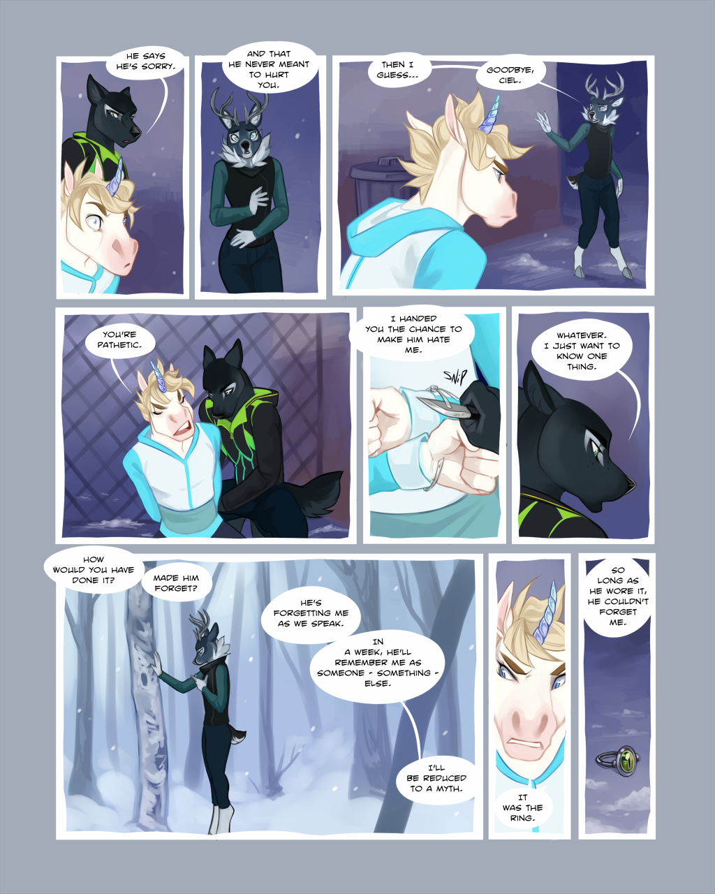 CinderFrost: Chapter #1 by Demicoeur - page 36 of 43 - Furry Comics, Gay