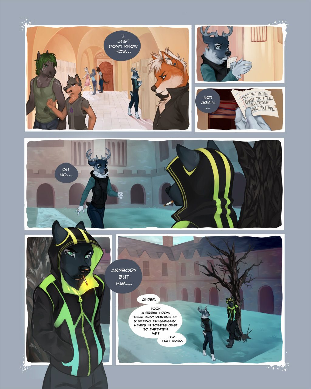 CinderFrost: Chapter #1 by Demicoeur - page 8 of 43 - Furry Comics, Gay