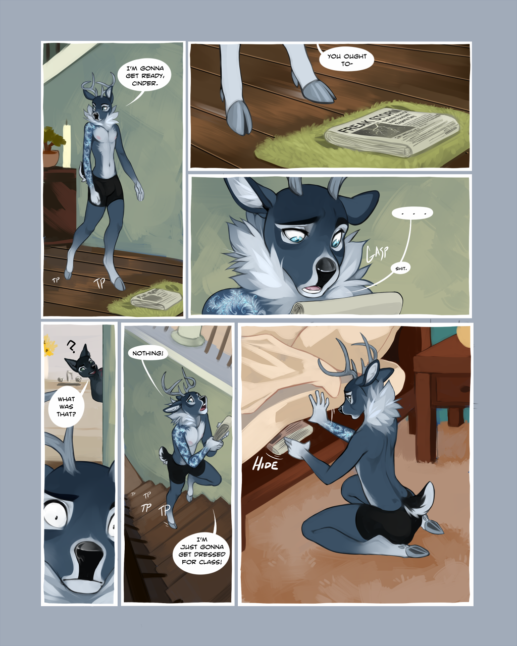 CinderFrost: Chapter #2 by Demicoeur - page 14 of 30 - Furry Comics, Gay