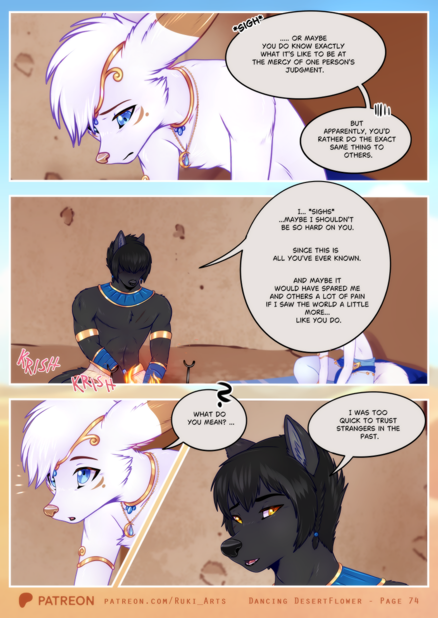 Dancing Desert Flower by rukifox - page 82 of 84 - Furry Comics, Gay
