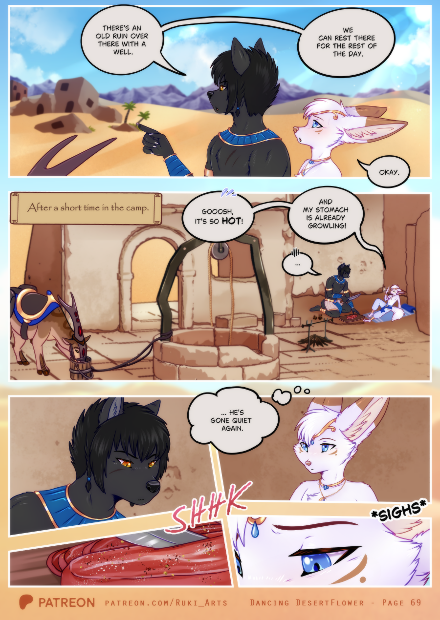 Dancing Desert Flower by rukifox - page 77 of 79 - Furry Comics, Gay