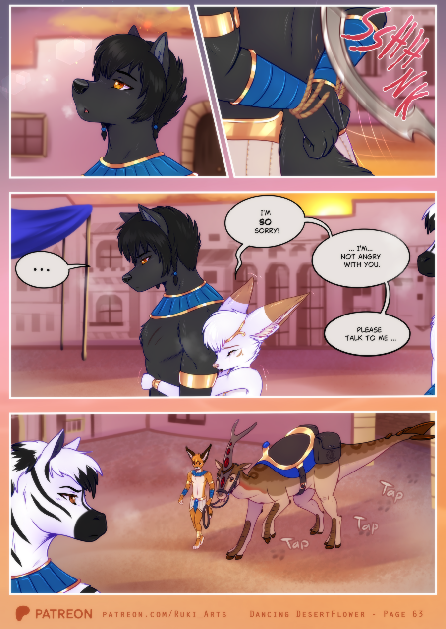 Dancing Desert Flower by rukifox - page 70 of 72 - Furry Comics, Gay