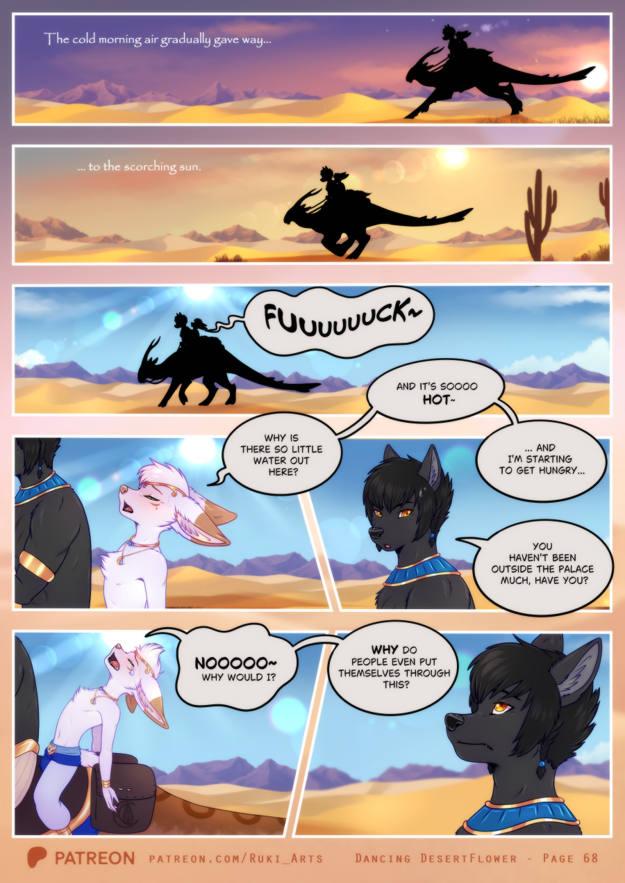 Dancing Desert Flower by rukifox - page 76 of 76 - Furry Comics, Gay
