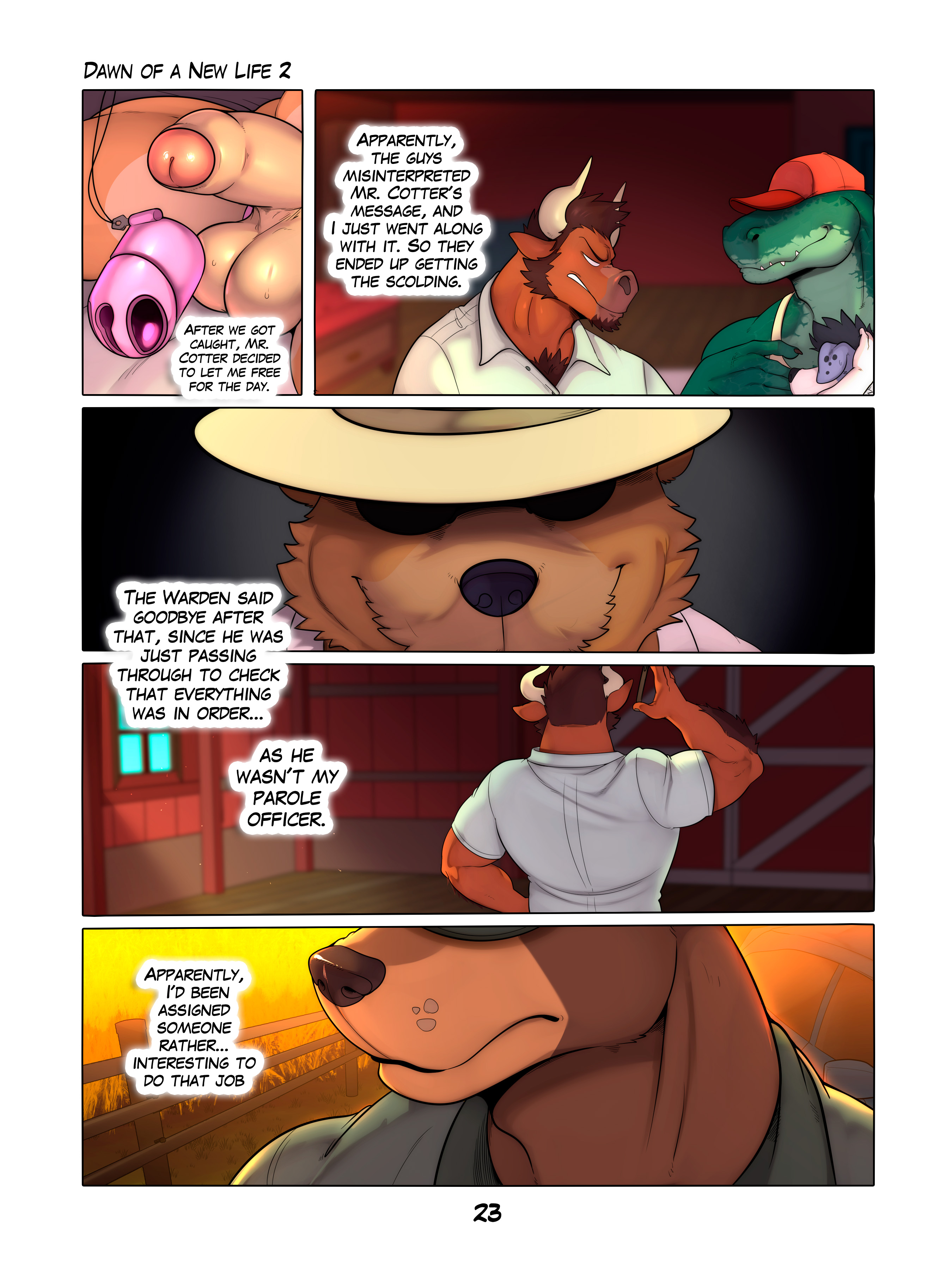 Dawn Of A New Life Chapter II by Zourik - page 24 of 24 - Furry Comics, Gay