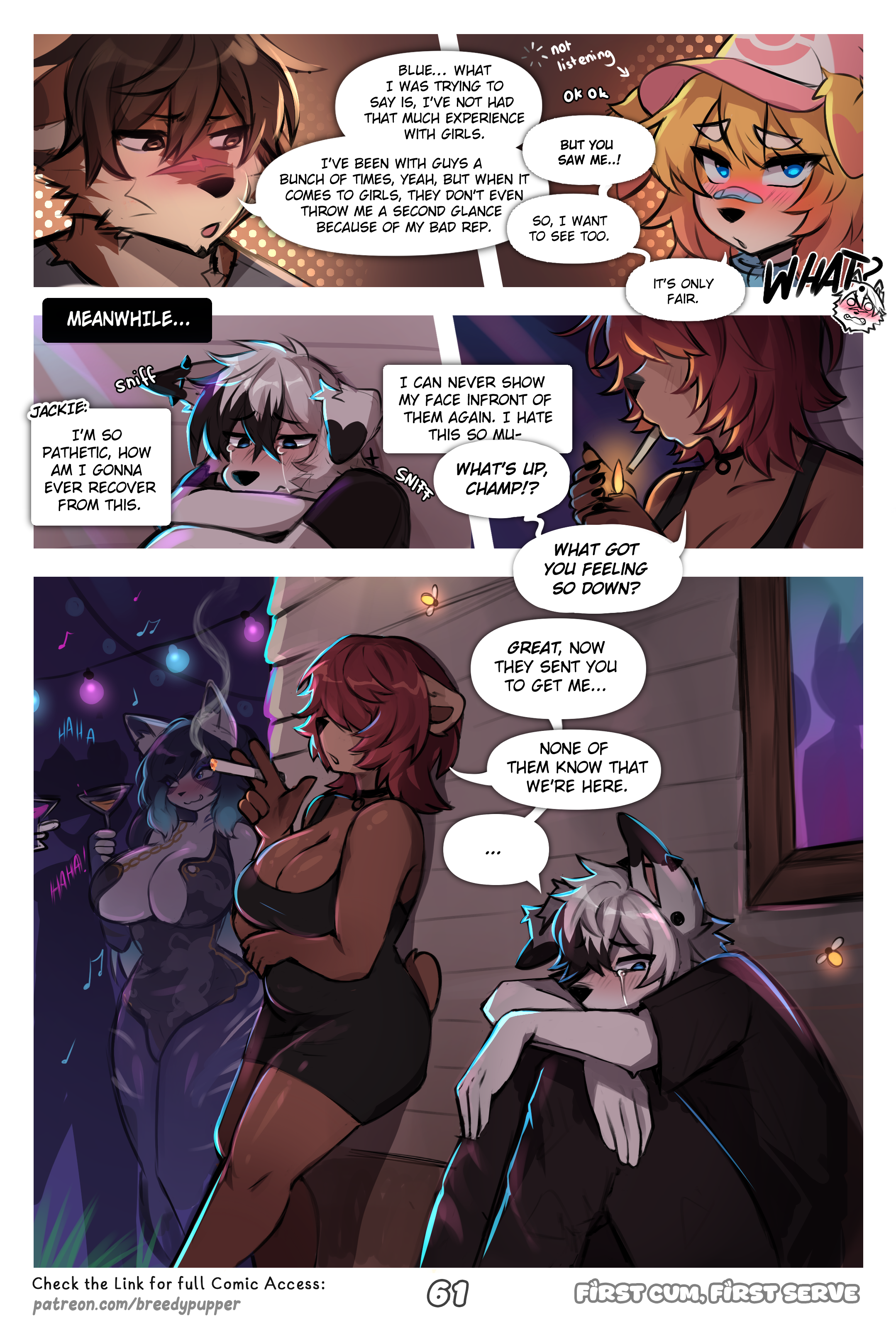 First cum First serve! by Breedypupper - page 64 of 67 - Furry Comics