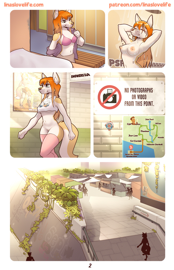 Lina’s Love Life: Fiery Field Trip by Elie-s den - page 3 of 9 - Furry Comics, Straight