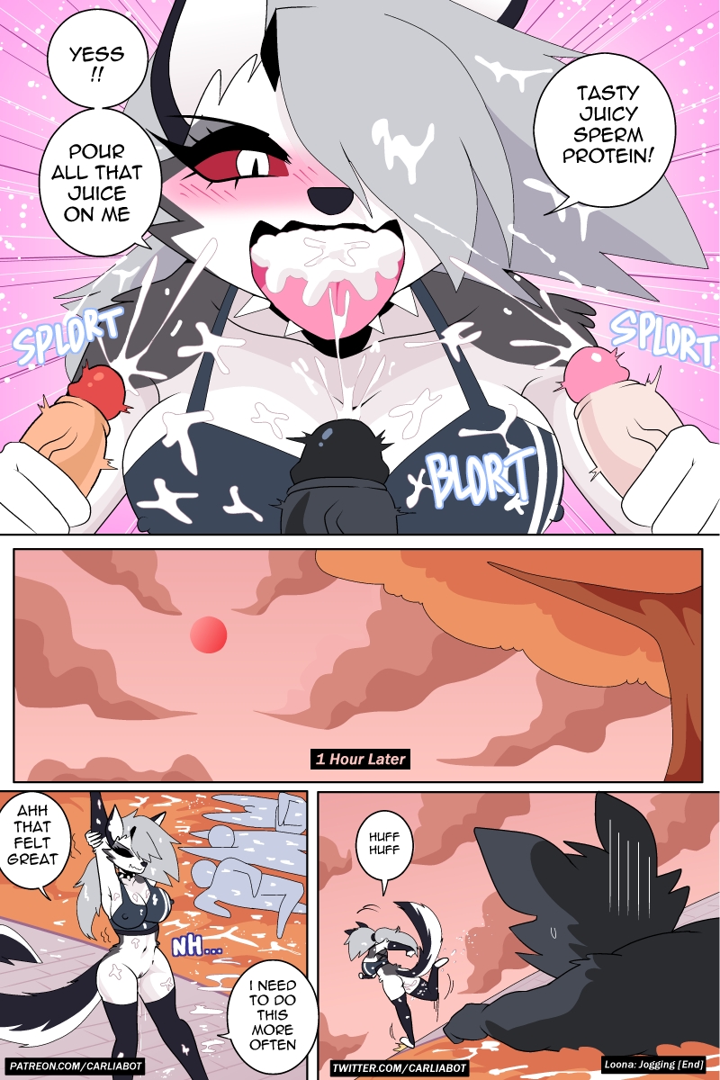Loona Jogging by Carliabot - page 8 of 9 - Furry Comics, Straight, Parody: Helluva Boss