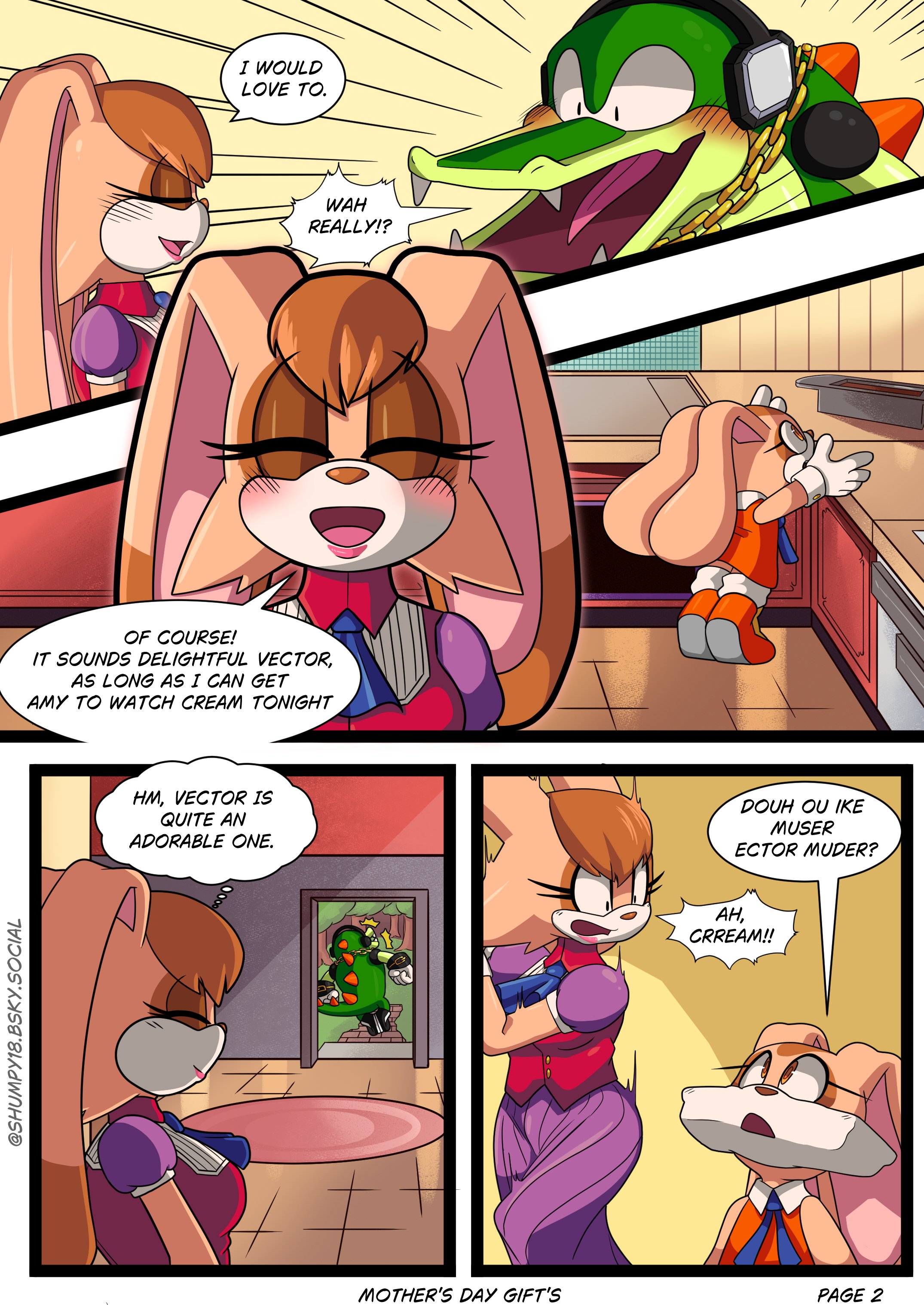 Mother's Day Gifts by shumpy - page 3 of 17 - Furry Comics, Parody: Sonic the hedgehog, Straight