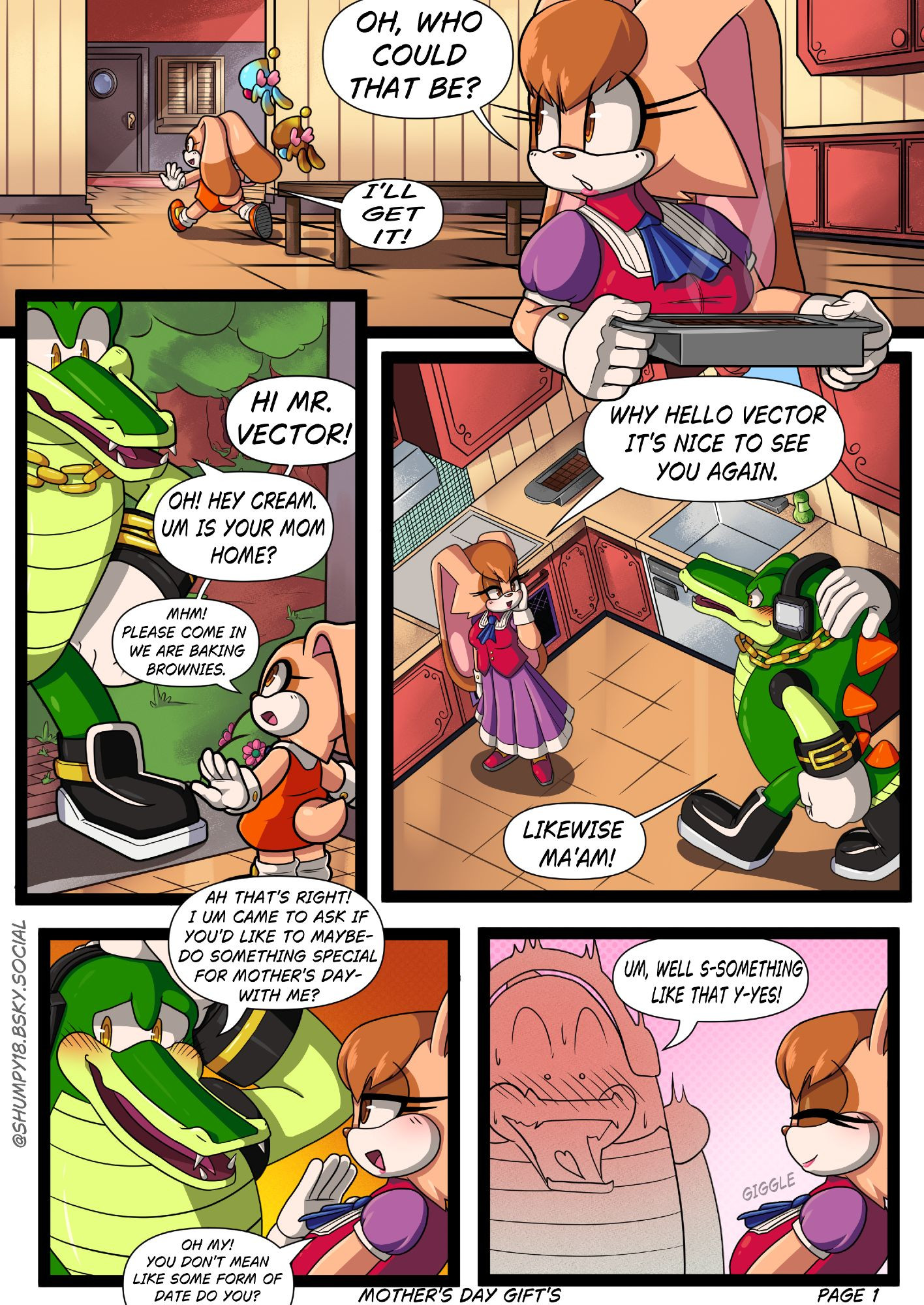 Mother's Day Gifts by shumpy - page 2 of 17 - Furry Comics, Parody: Sonic the hedgehog, Straight