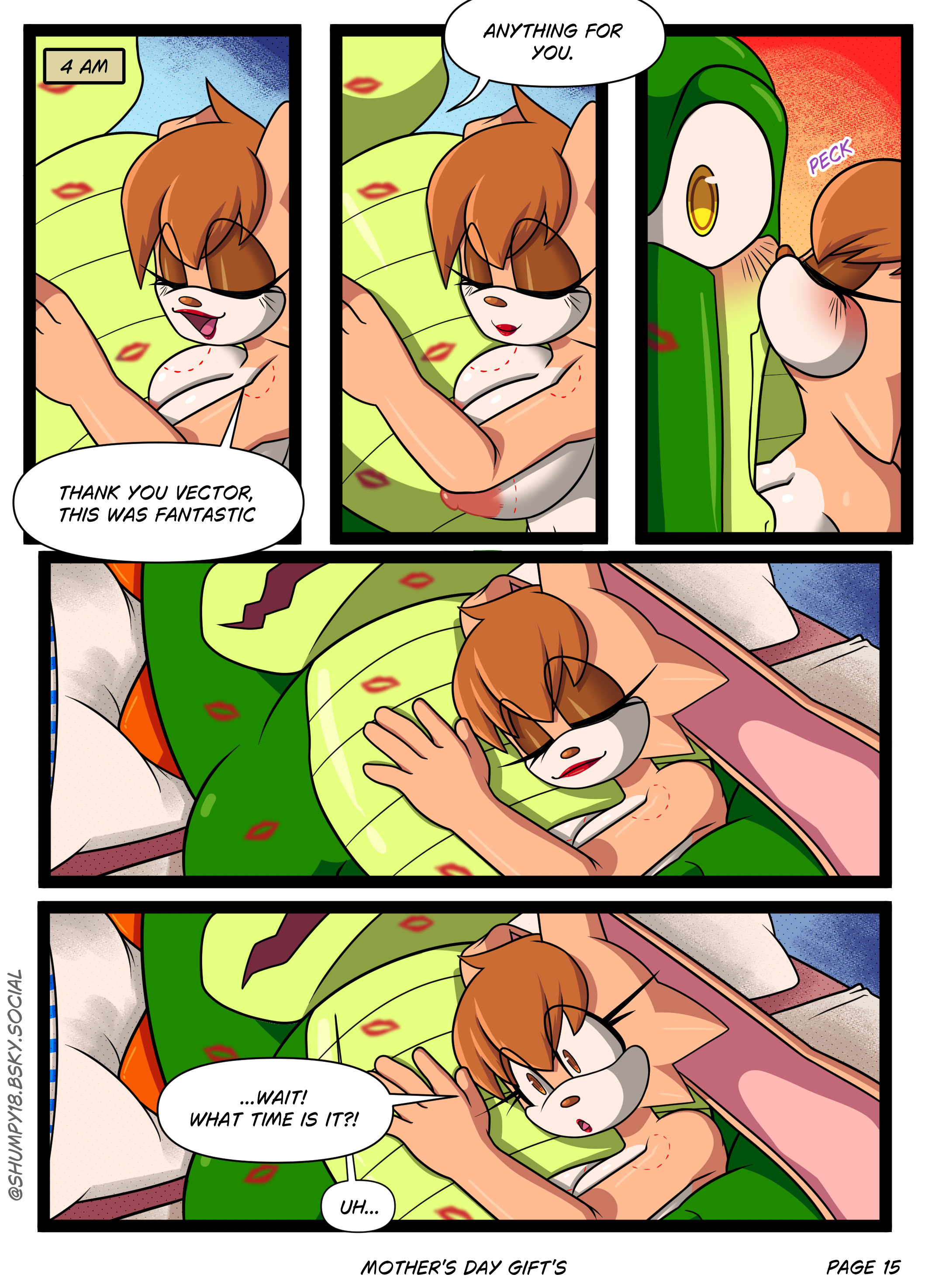 Mother's Day Gifts by shumpy - page 15 of 17 - Furry Comics, Parody: Sonic the hedgehog, Straight