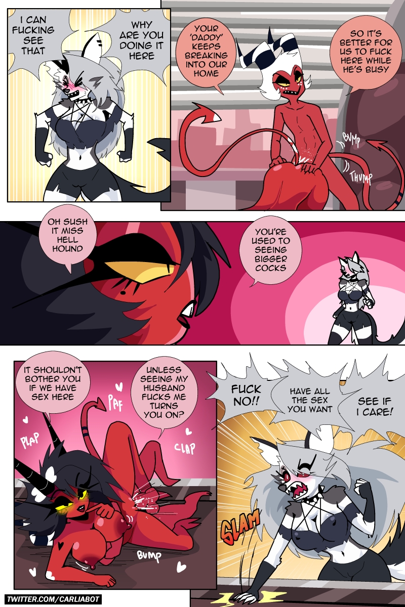 Mox Millie and Loona by Carliabot - page 3 of 19 - Furry Comics, Parody: Helluva Boss, Futanari