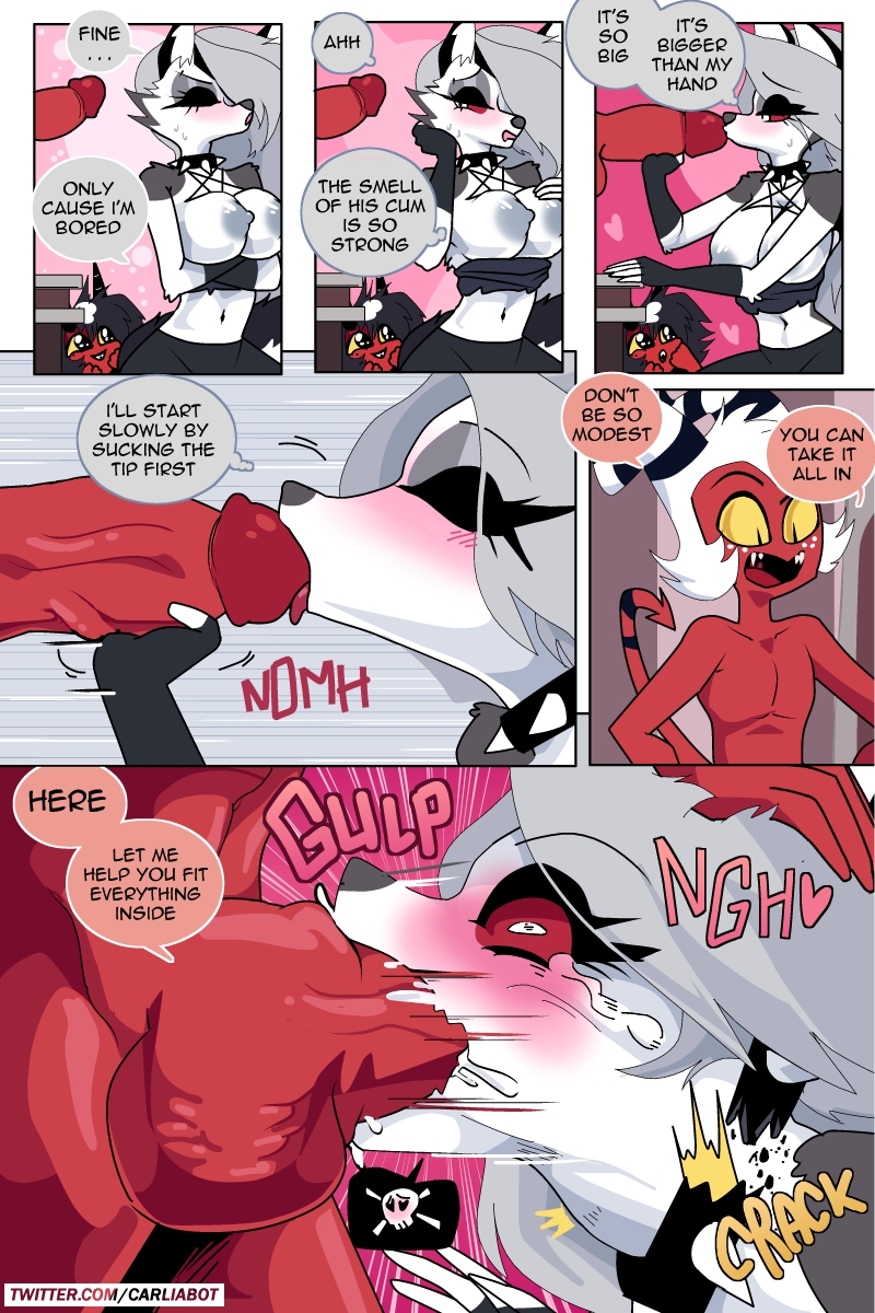 Mox Millie and Loona by Carliabot - page 7 of 19 - Furry Comics, Parody: Helluva Boss, Futanari