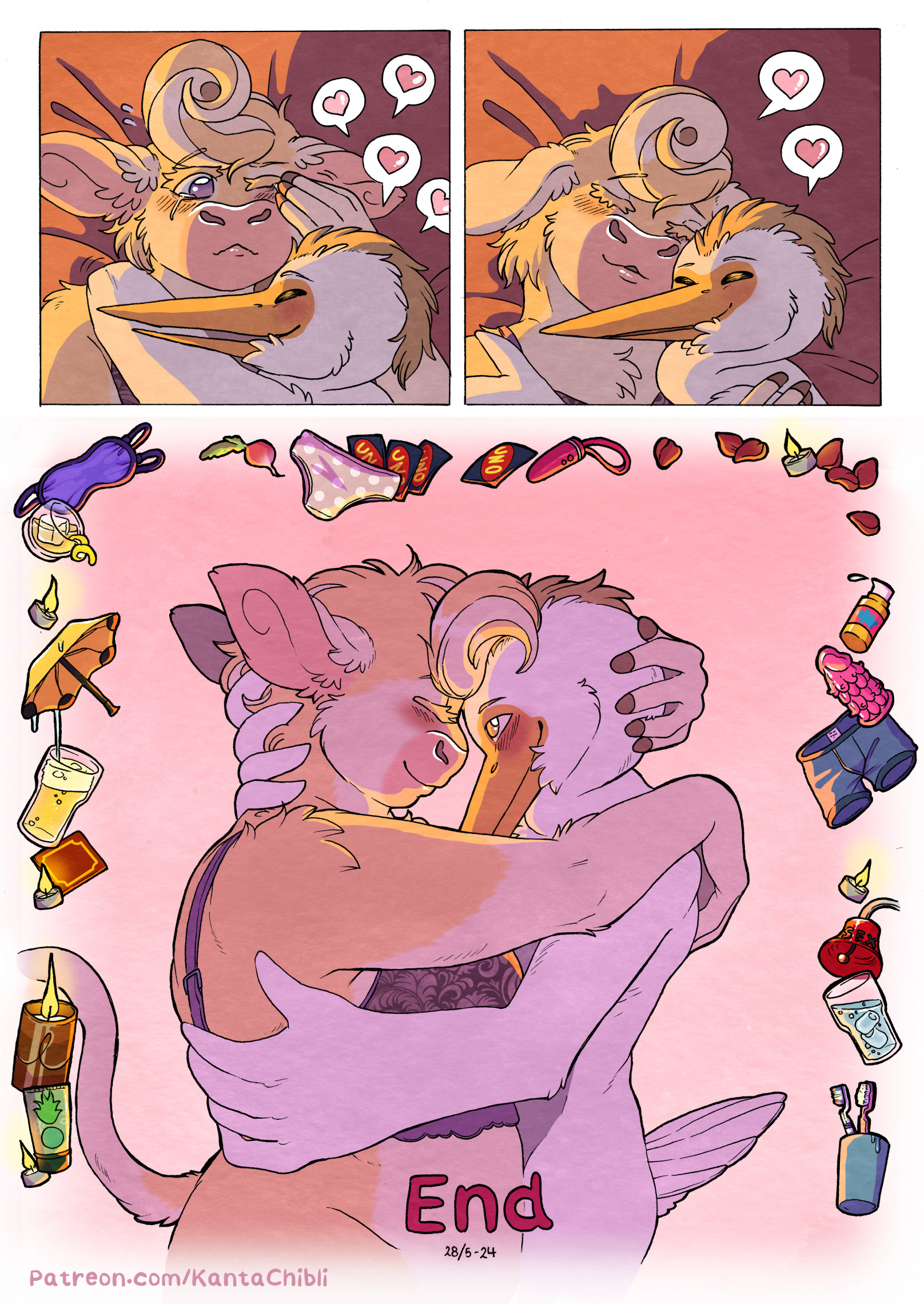 My Girlfriend Doesn't Moan by Kantachibli - page 131 of 132 - Furry Comics, Straight