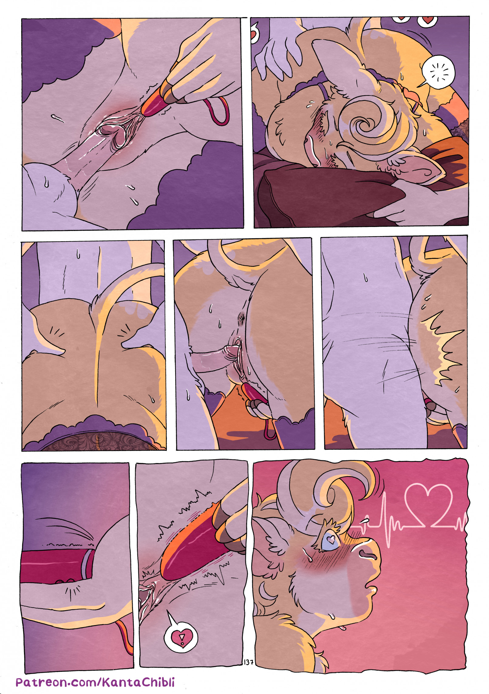 My Girlfriend Doesn't Moan by Kantachibli - page 128 of 132 - Furry Comics, Straight