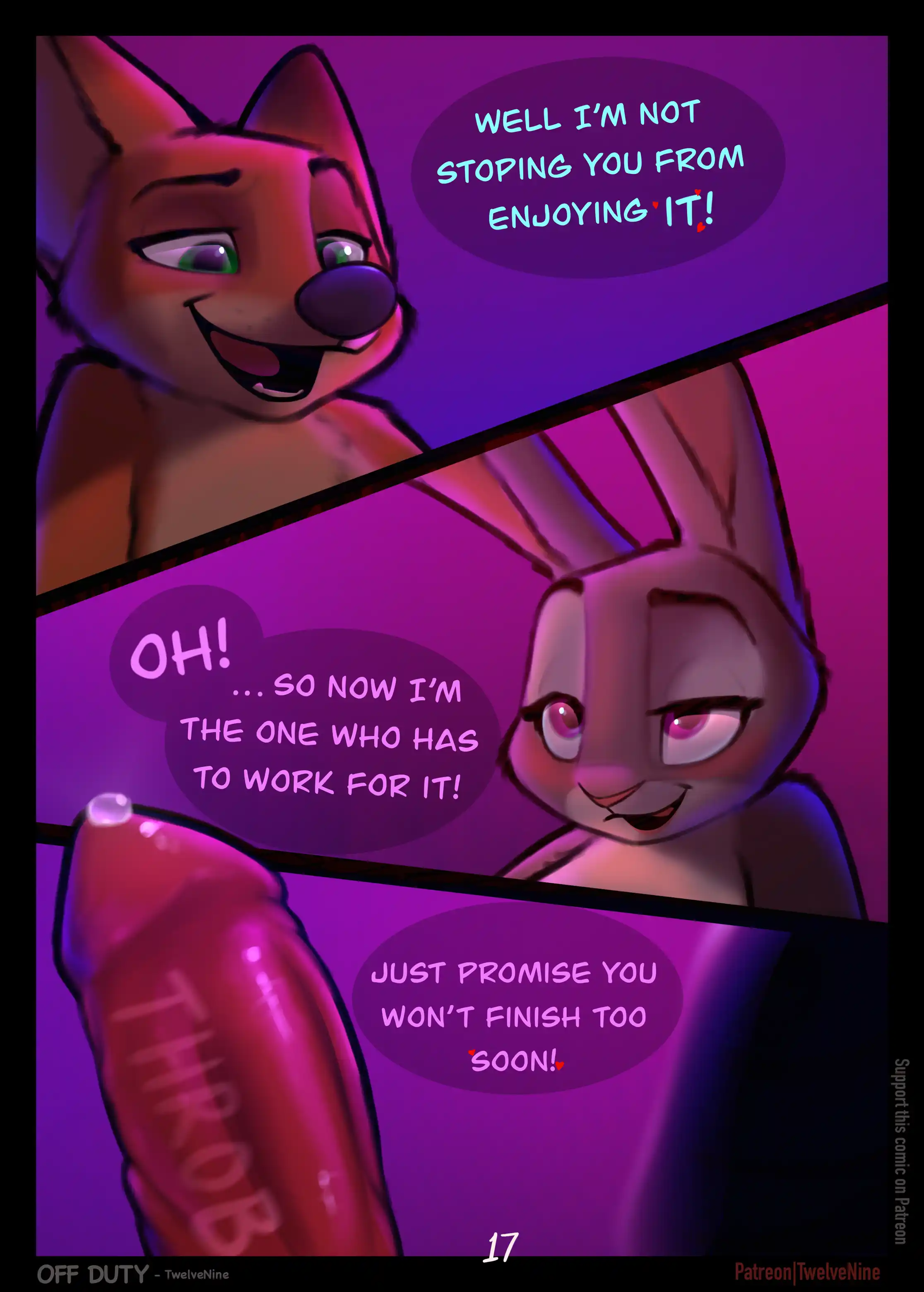 Off Duty by 12-9 - page 18 of 21 - Furry Comics, Parody: Zootopia, Straight