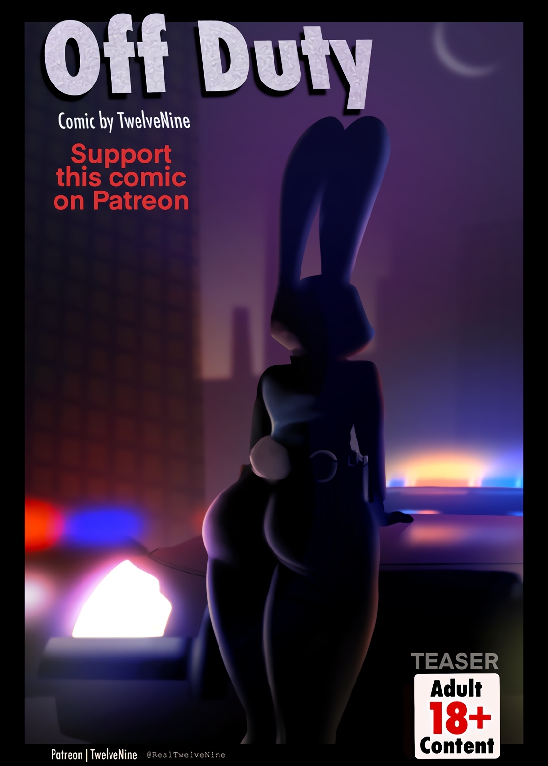 Off Duty by 12-9 - page 1 of 21 - Furry Comics, Parody: Zootopia, Straight