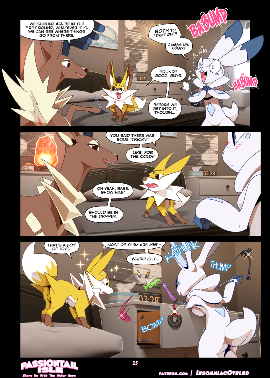 Passiontail Isle : Share Me with the Other Boys by insomniacovrlrd - page 16 of 54 - Furry Comics