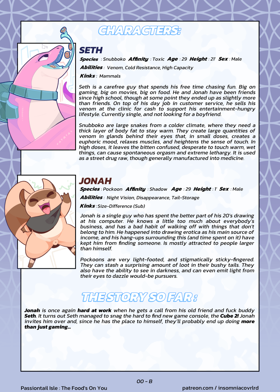 Passiontail Isle : The Food's On You by insomniacovrlrd - page 2 of 11 - Furry Comics, Straight