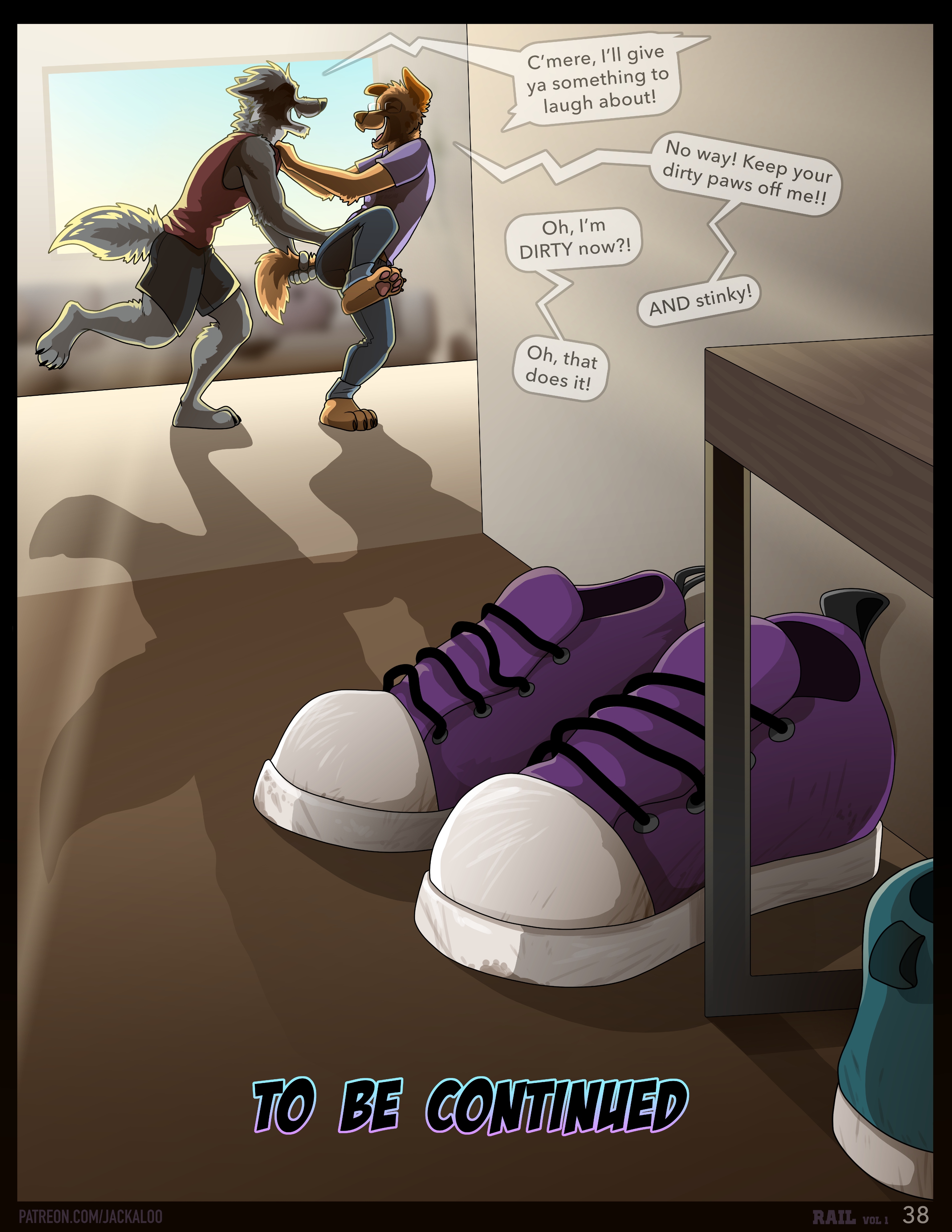 Rail - Vol 1 by jackaloo - page 37 of 37 - Furry Comics, Gay