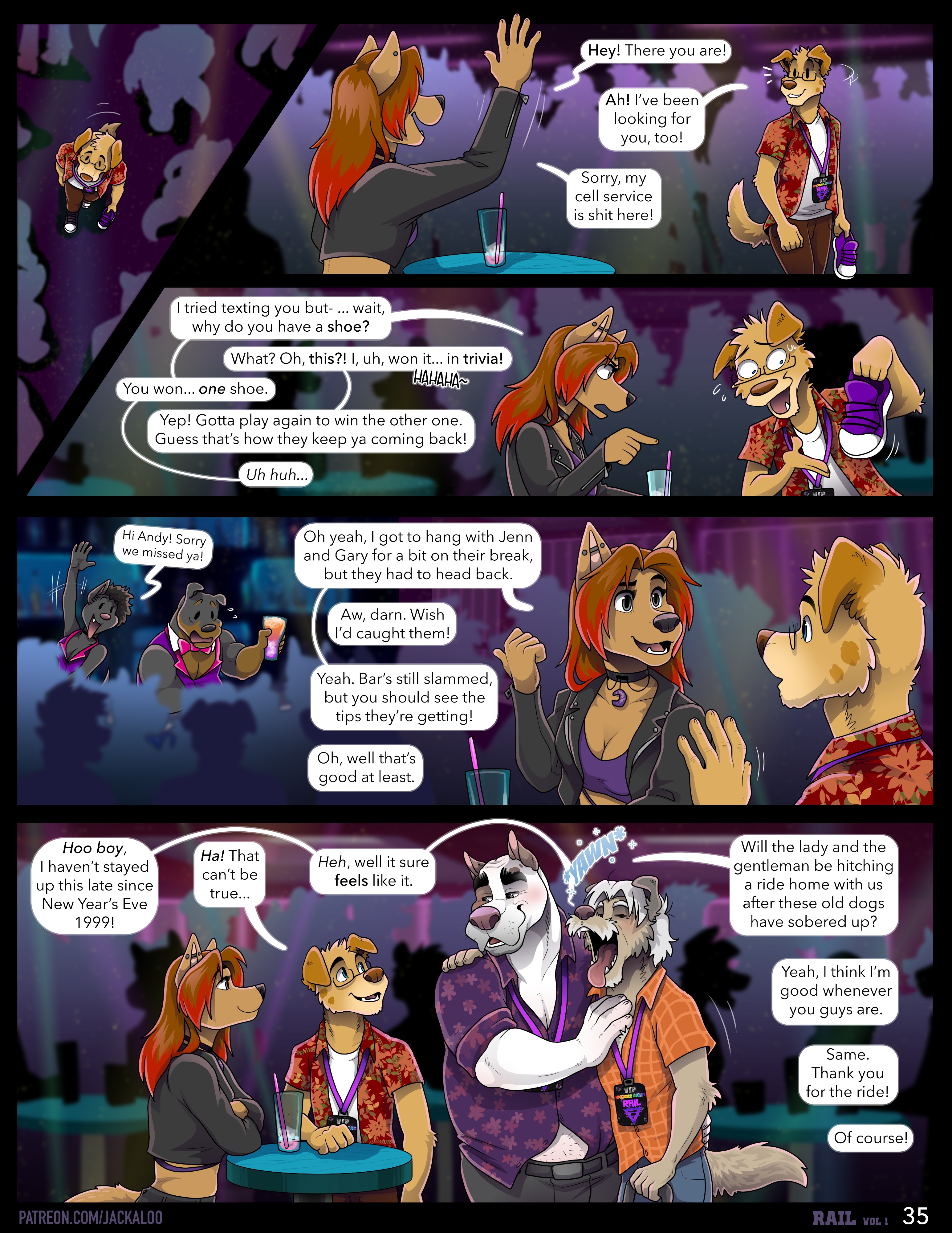 Rail - Vol 1 by jackaloo - page 34 of 34 - Furry Comics, Gay