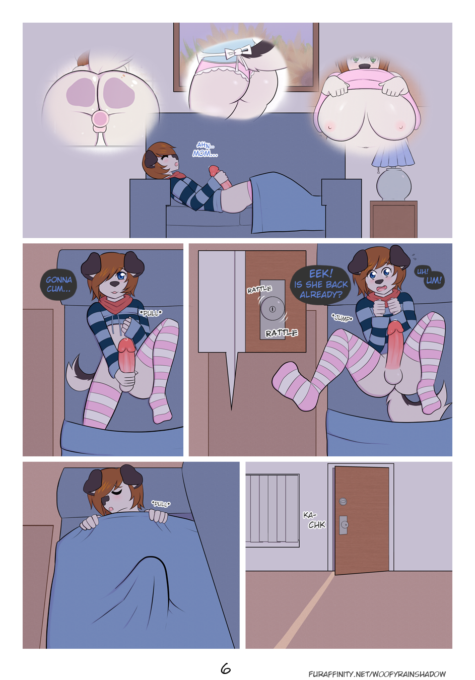 Released Inhibitions by woofyrainshadow - page 6 of 39 - Furry Comics