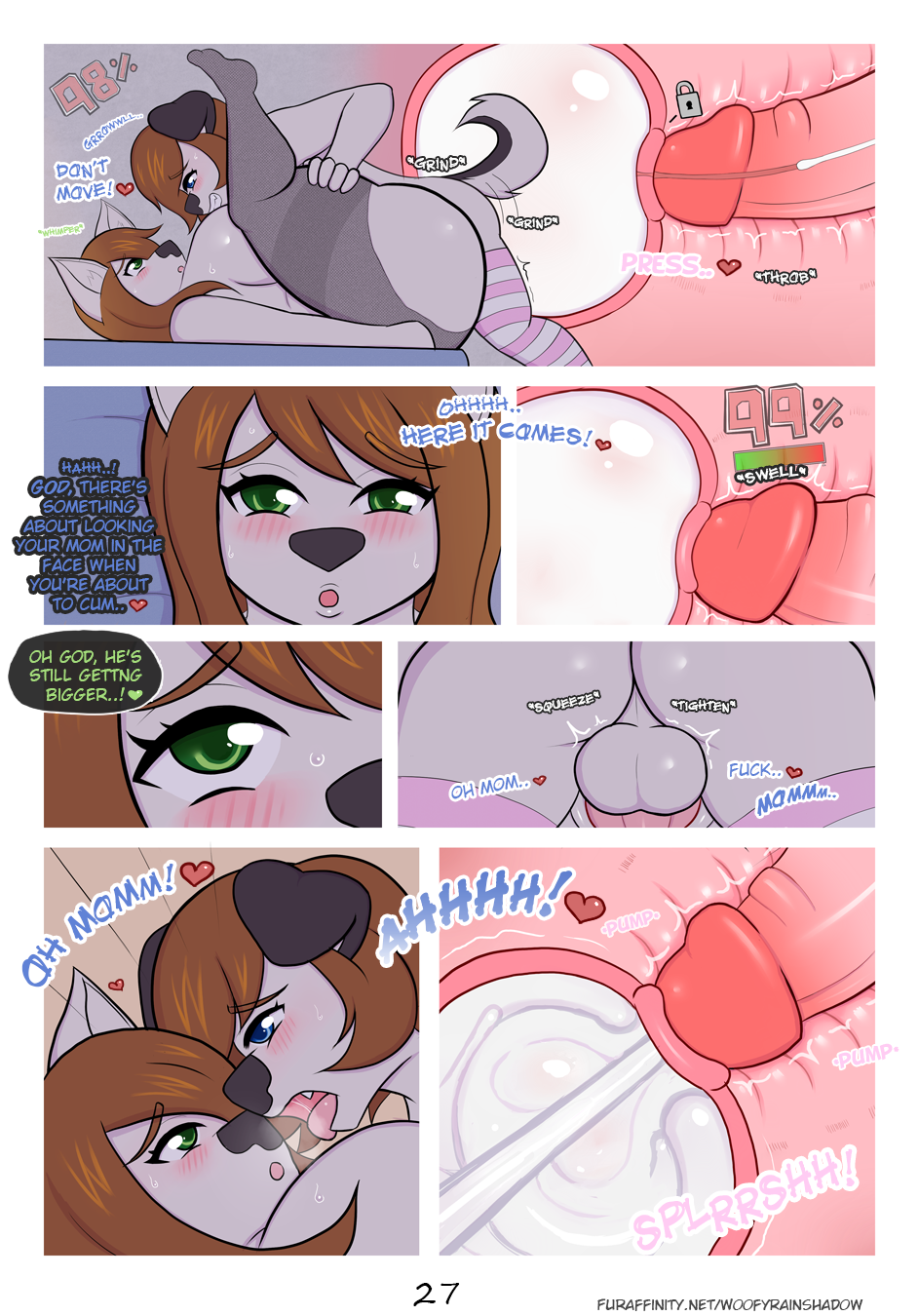 Released Inhibitions by woofyrainshadow - page 27 of 39 - Furry Comics