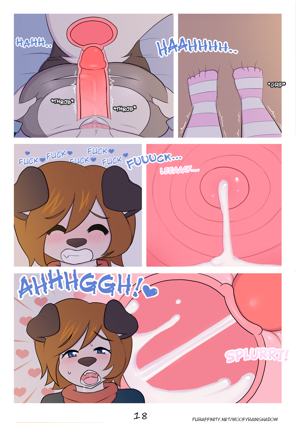 Released Inhibitions by woofyrainshadow - page 18 of 39 - Furry Comics