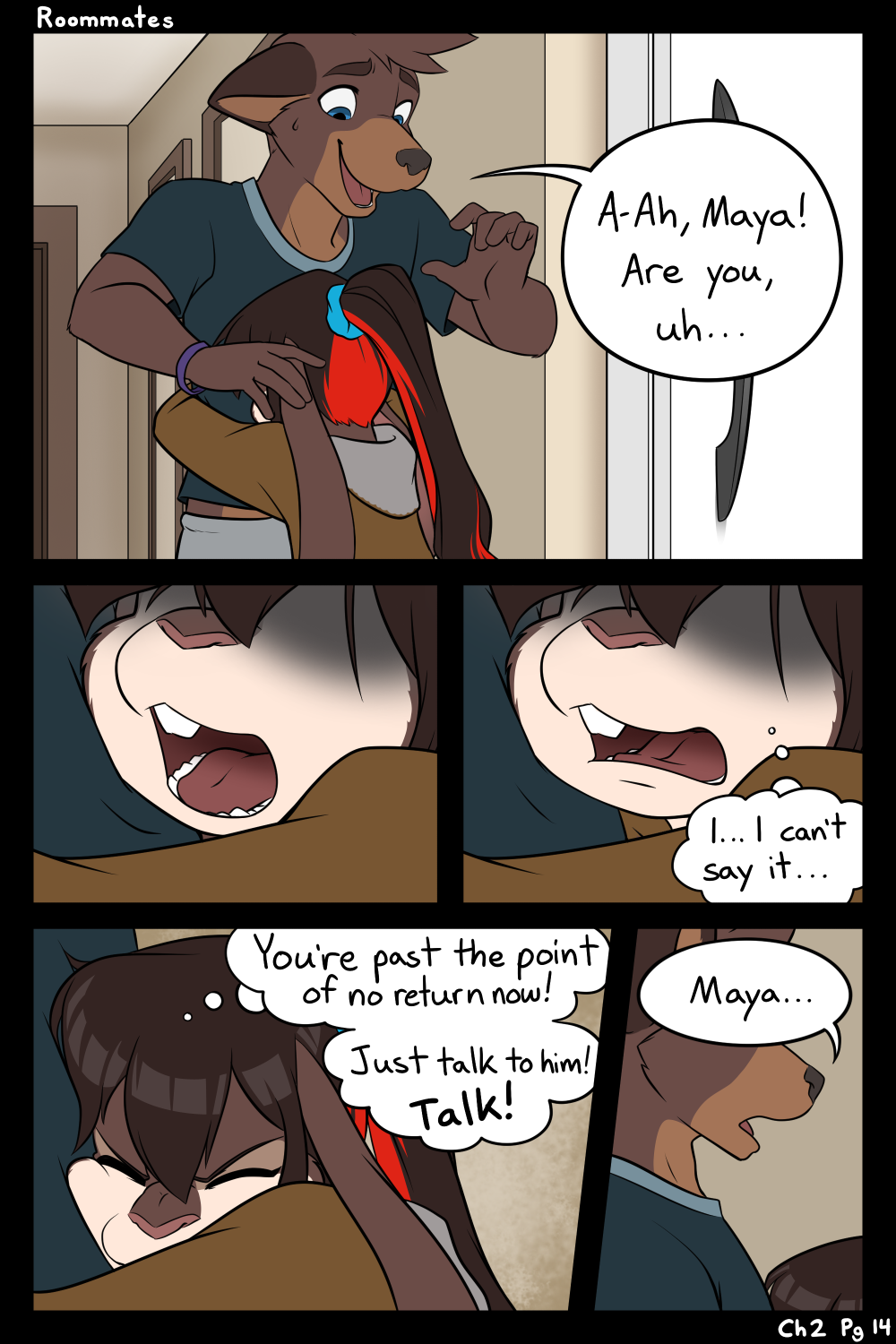 Room Mates by black-kitten - page 40 of 40 - Furry Comics