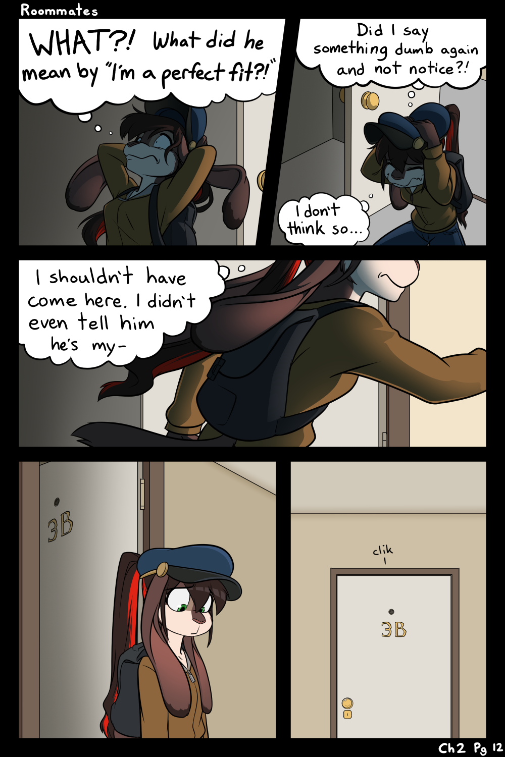 Room Mates by black-kitten - page 38 of 40 - Furry Comics