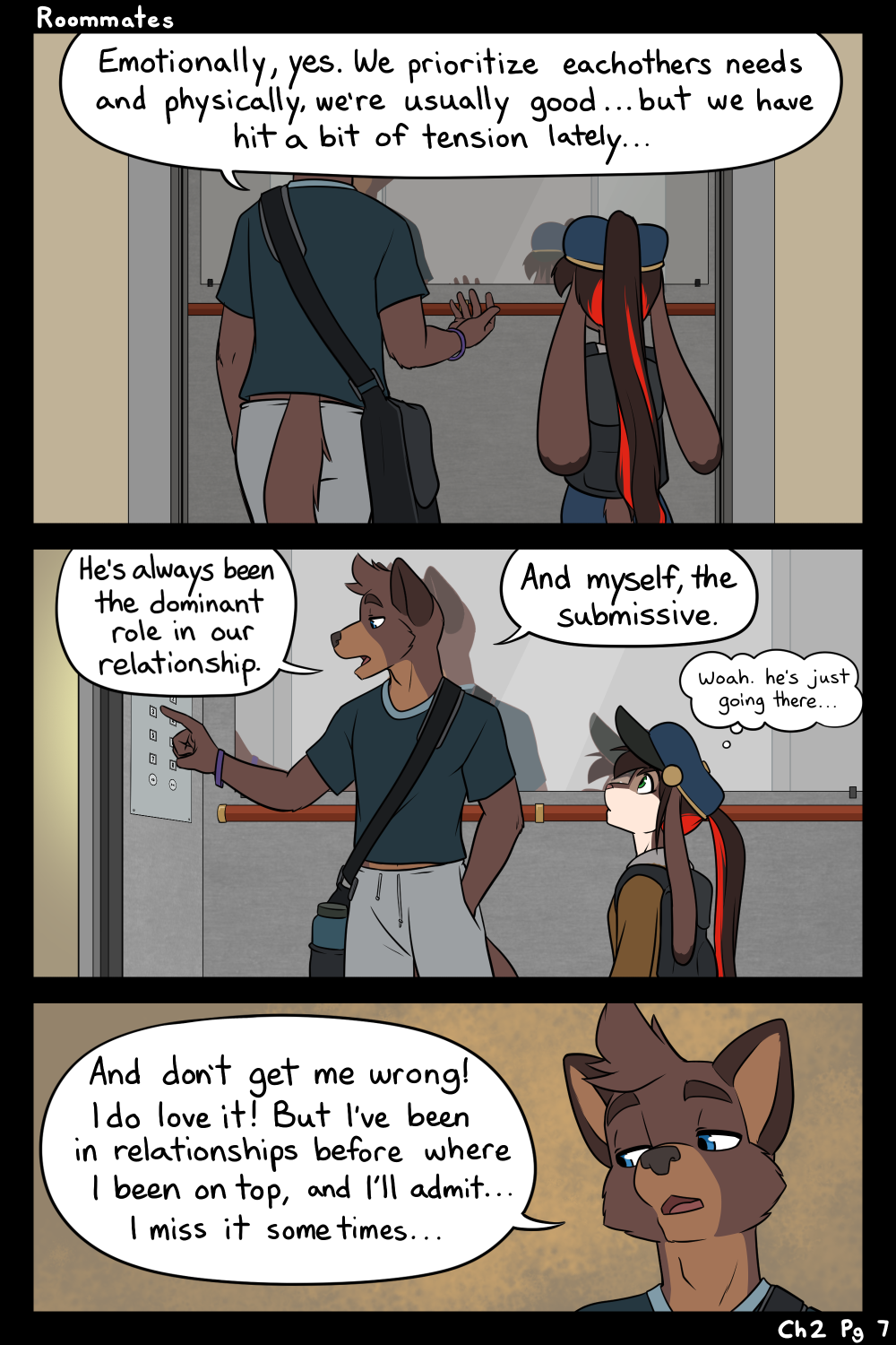 Room Mates by black-kitten - page 33 of 34 - Furry Comics