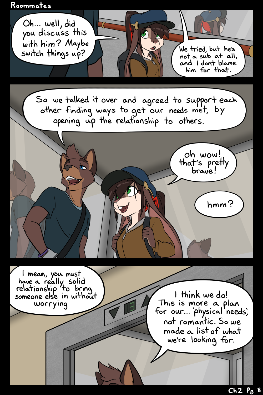 Room Mates by black-kitten - page 34 of 34 - Furry Comics
