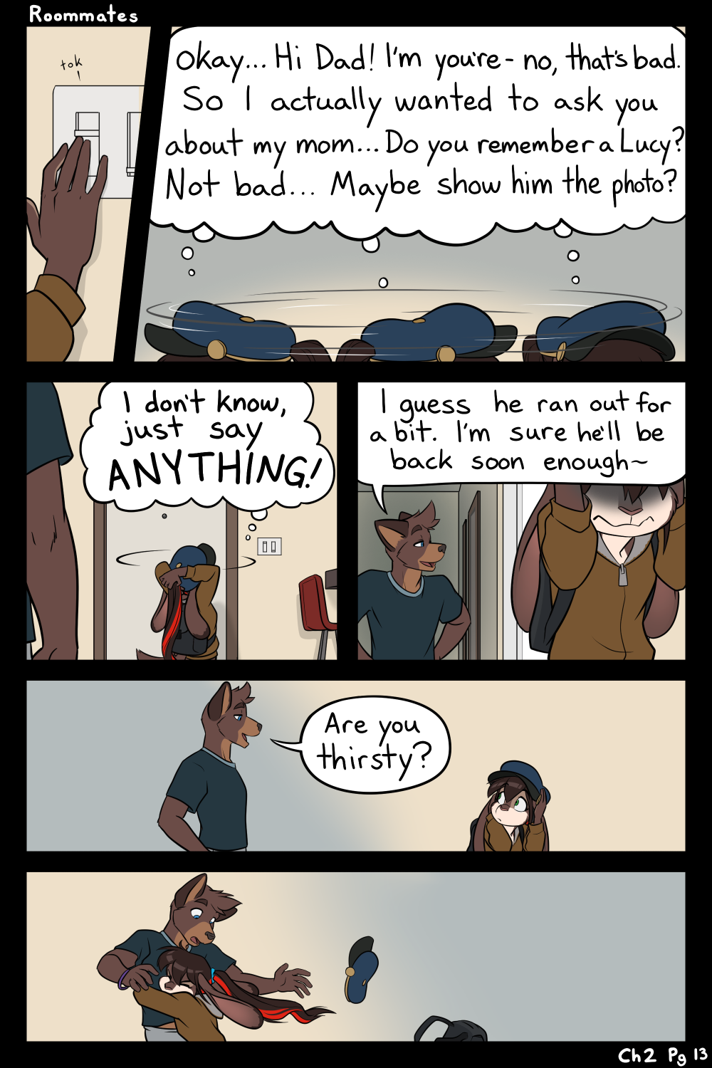 Room Mates by black-kitten - page 39 of 40 - Furry Comics