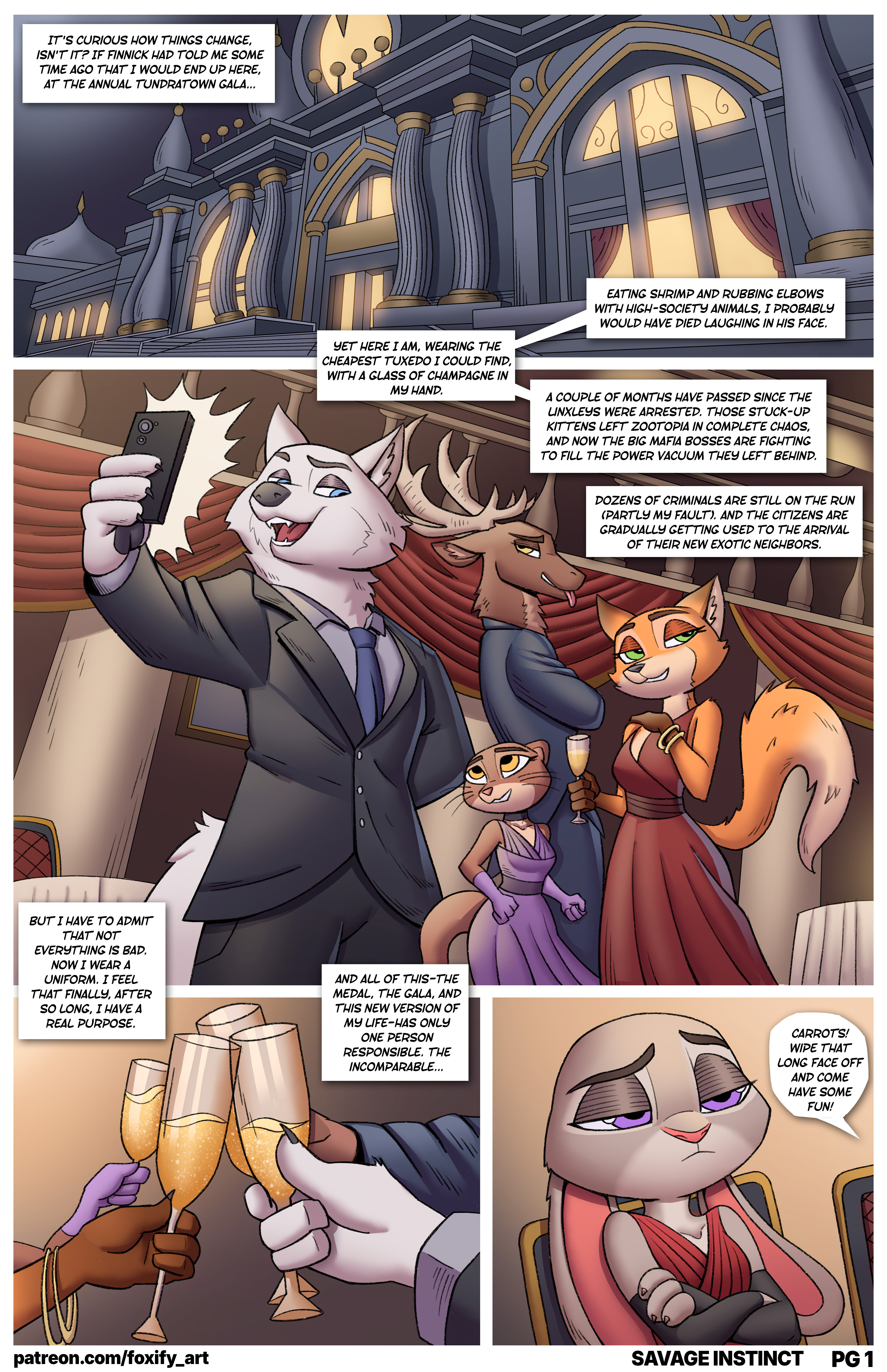 Savage Instinct by foxify - page 4 of 5 - Furry Comics, Straight, Parody: Zootopia