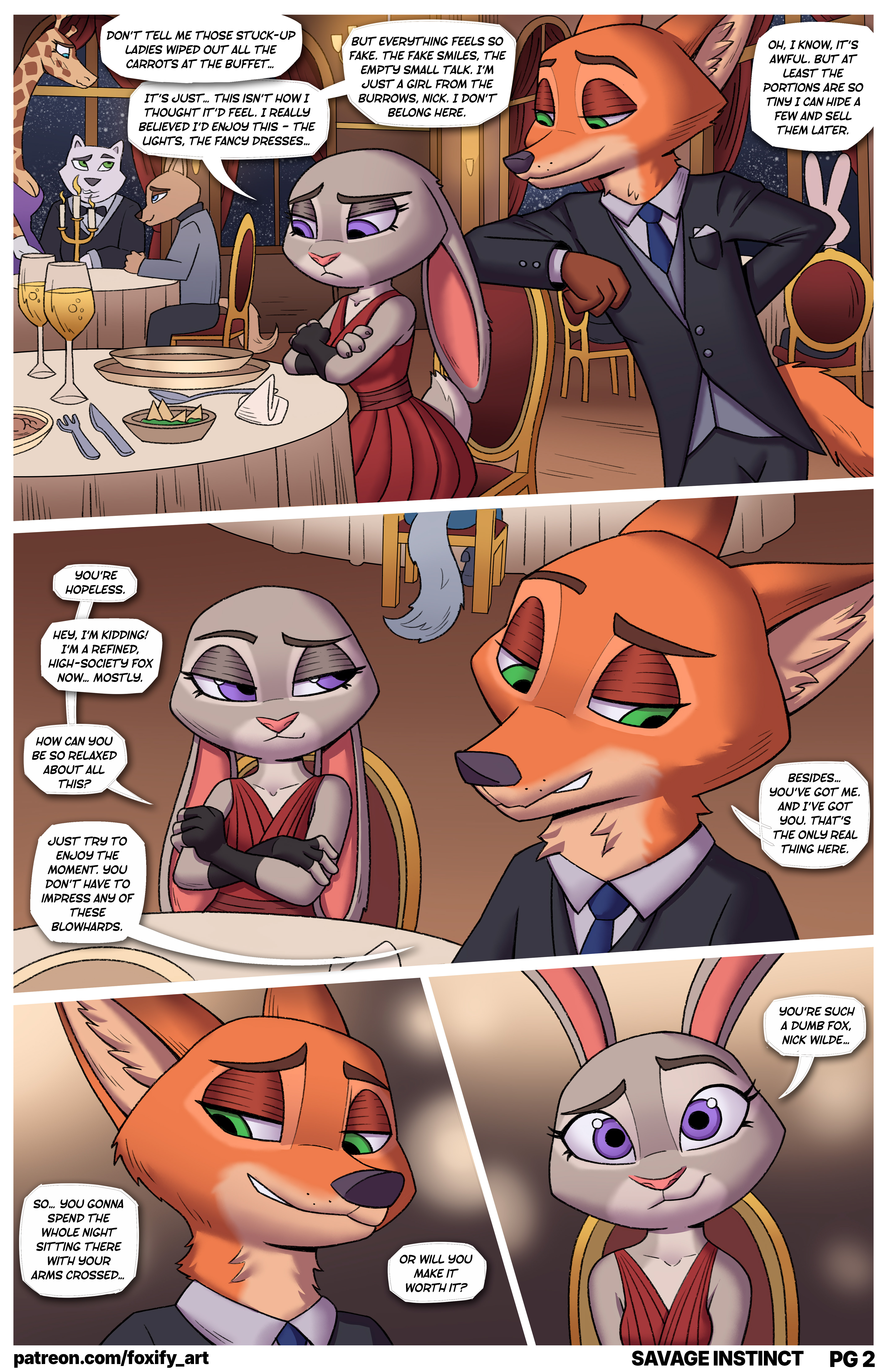 Savage Instinct by foxify - page 5 of 5 - Furry Comics, Straight, Parody: Zootopia