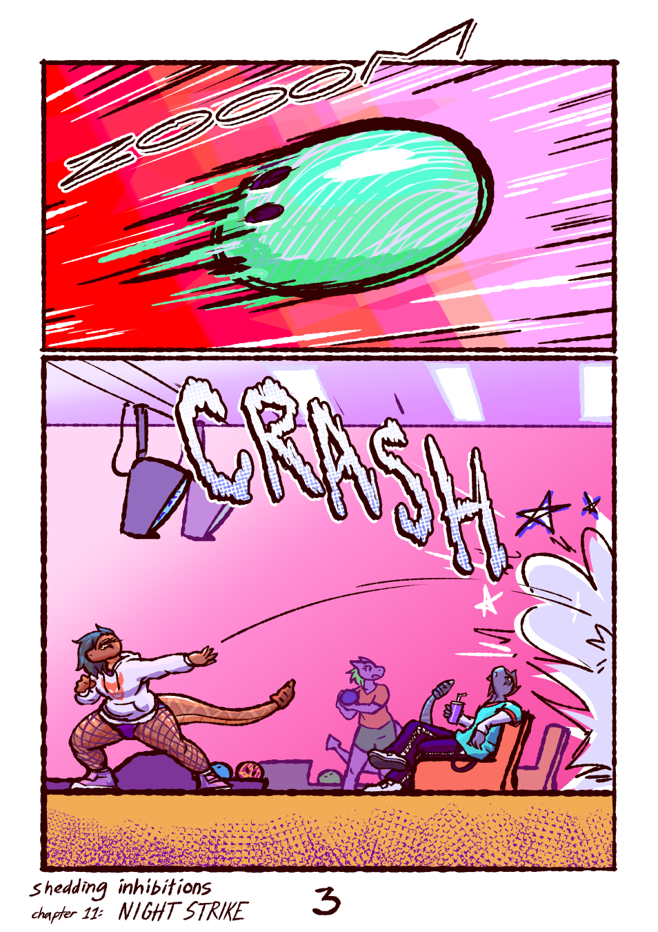 Shedding Inhibitions - Chapter 11: Night Strike by Atrolux - page 4 of 4 - Furry Comics, Futanari