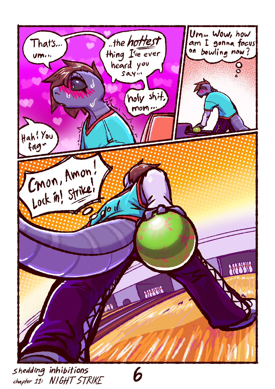 Shedding Inhibitions - Chapter 11: Night Strike by Atrolux - page 7 of 7 - Furry Comics, Futanari