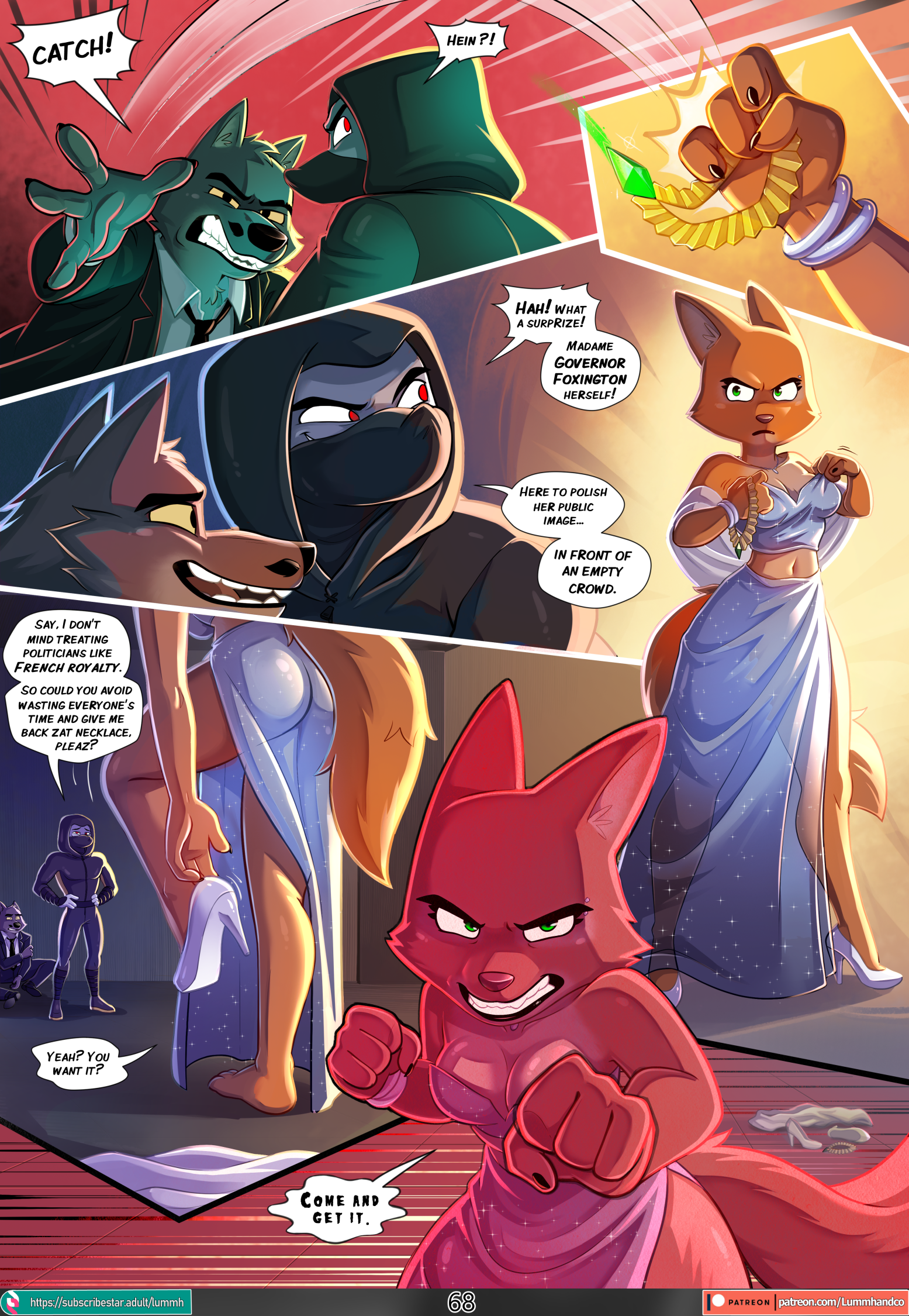 The Bad Girl by Chilllum - page 69 of 70 - Furry Comics, Parody: The Bad Guys, Straight
