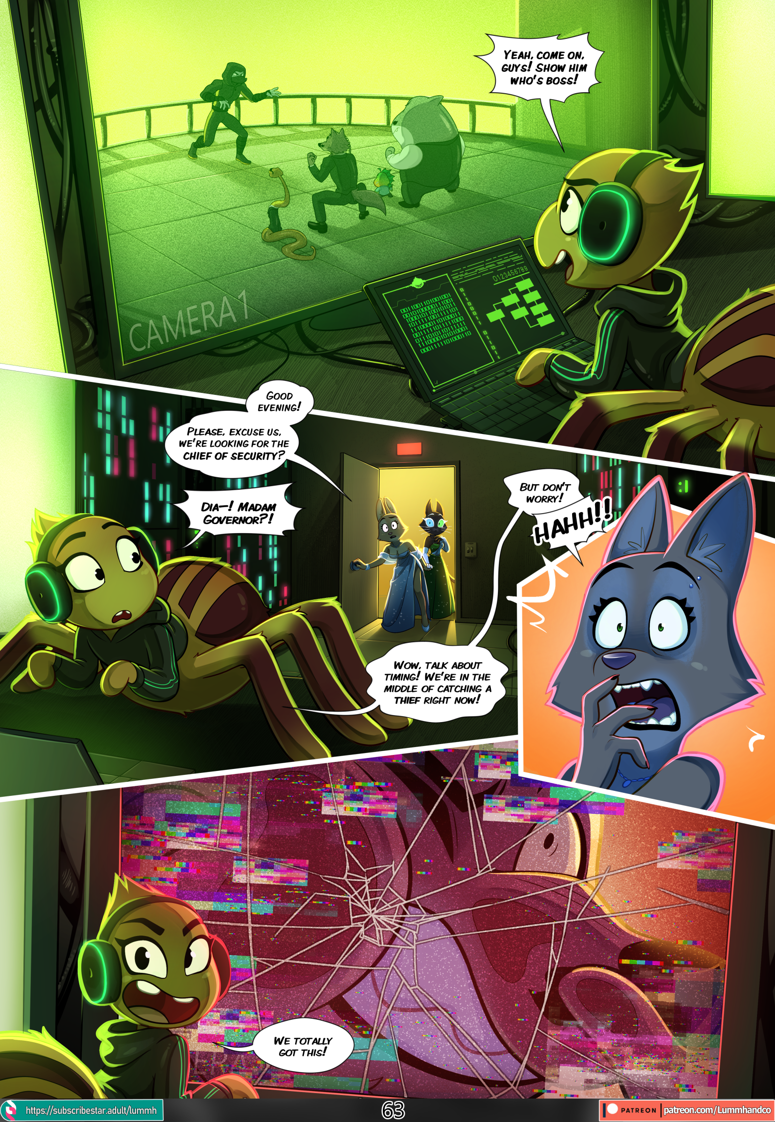 The Bad Girl by Chilllum - page 64 of 66 - Furry Comics, Parody: The Bad Guys, Straight