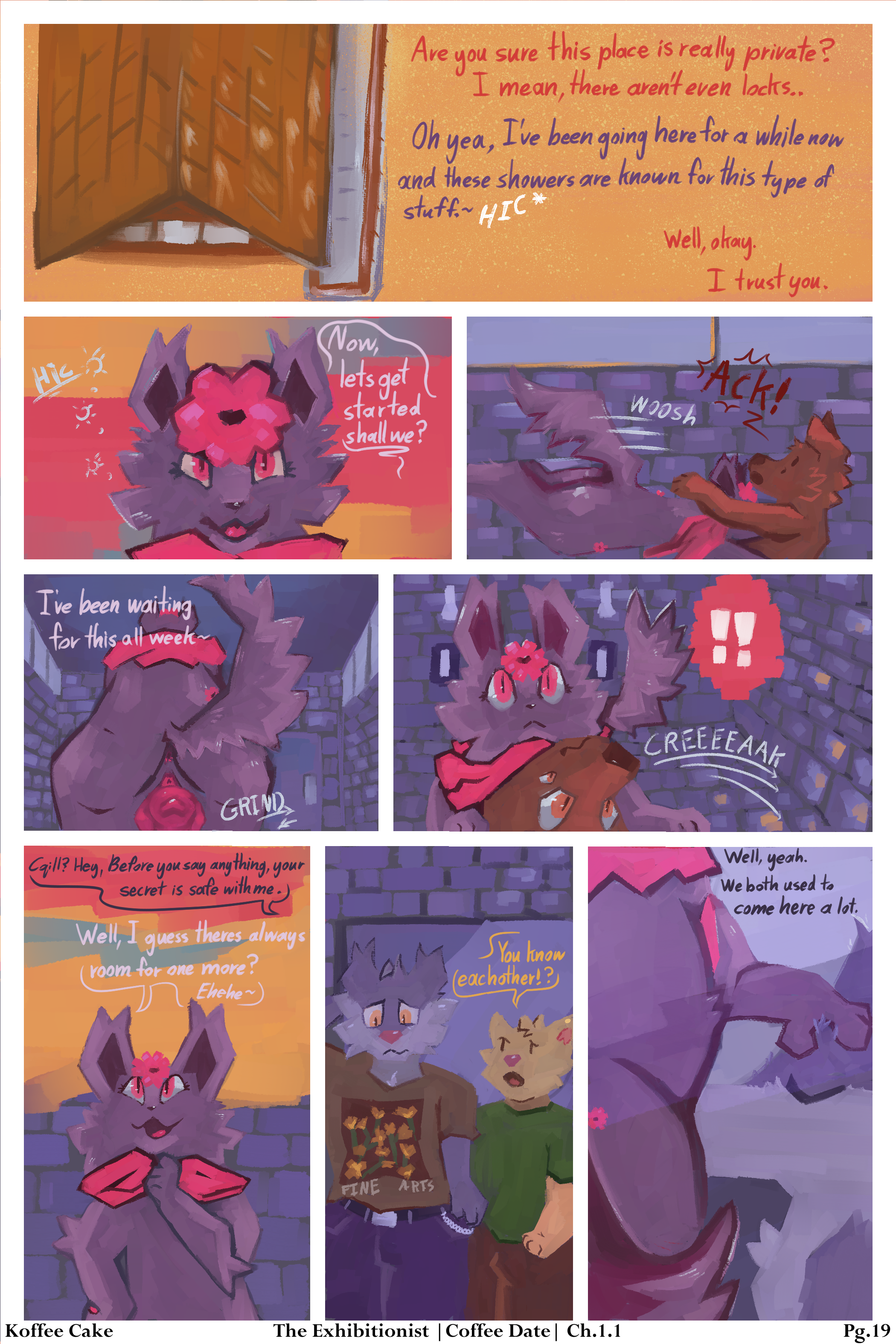 The Exhibitionist Chapter 1.1 by koffeecake - page 19 of 29 - Furry Comics, Gay