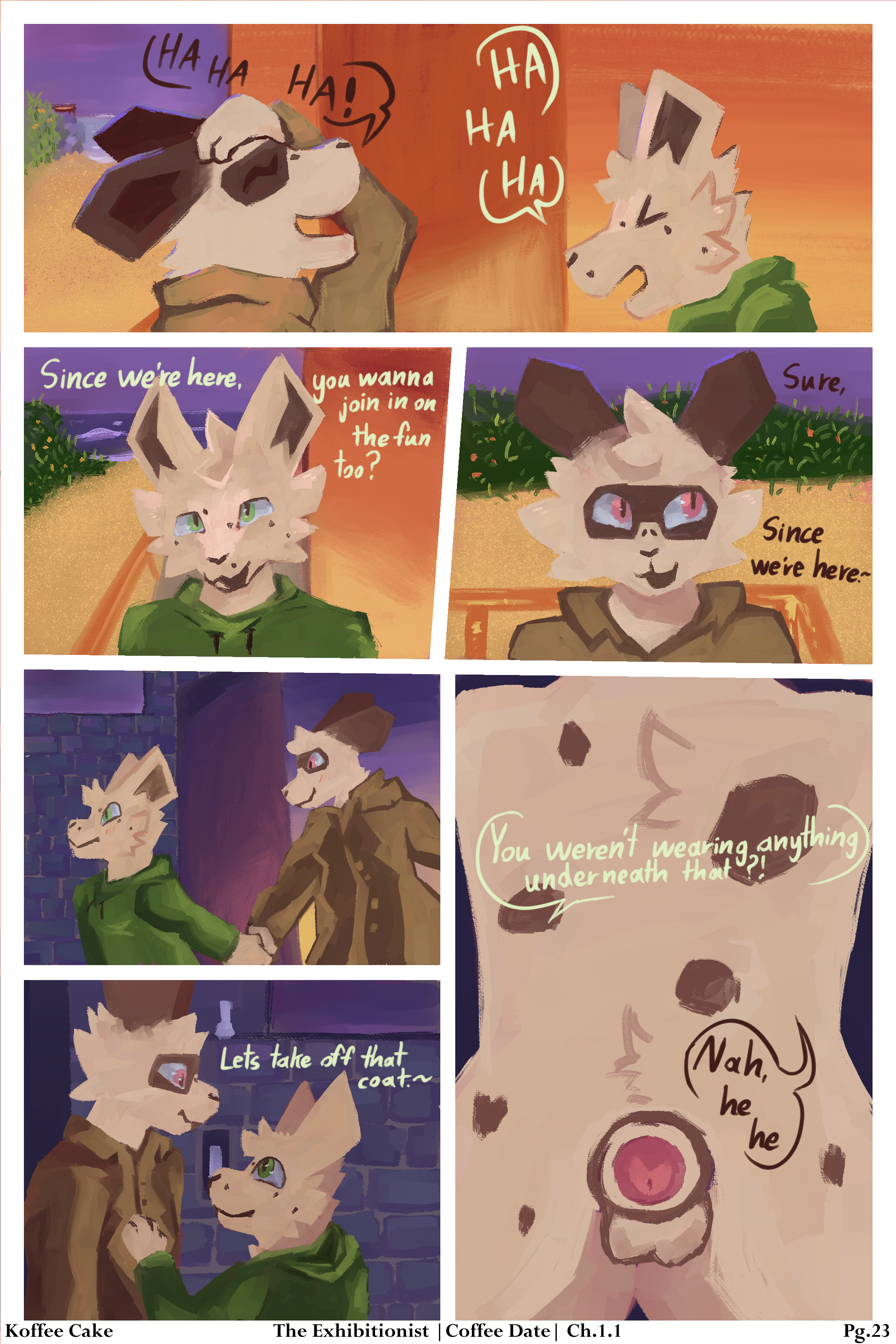 The Exhibitionist Chapter 1.1 by koffeecake - page 23 of 29 - Furry Comics, Gay