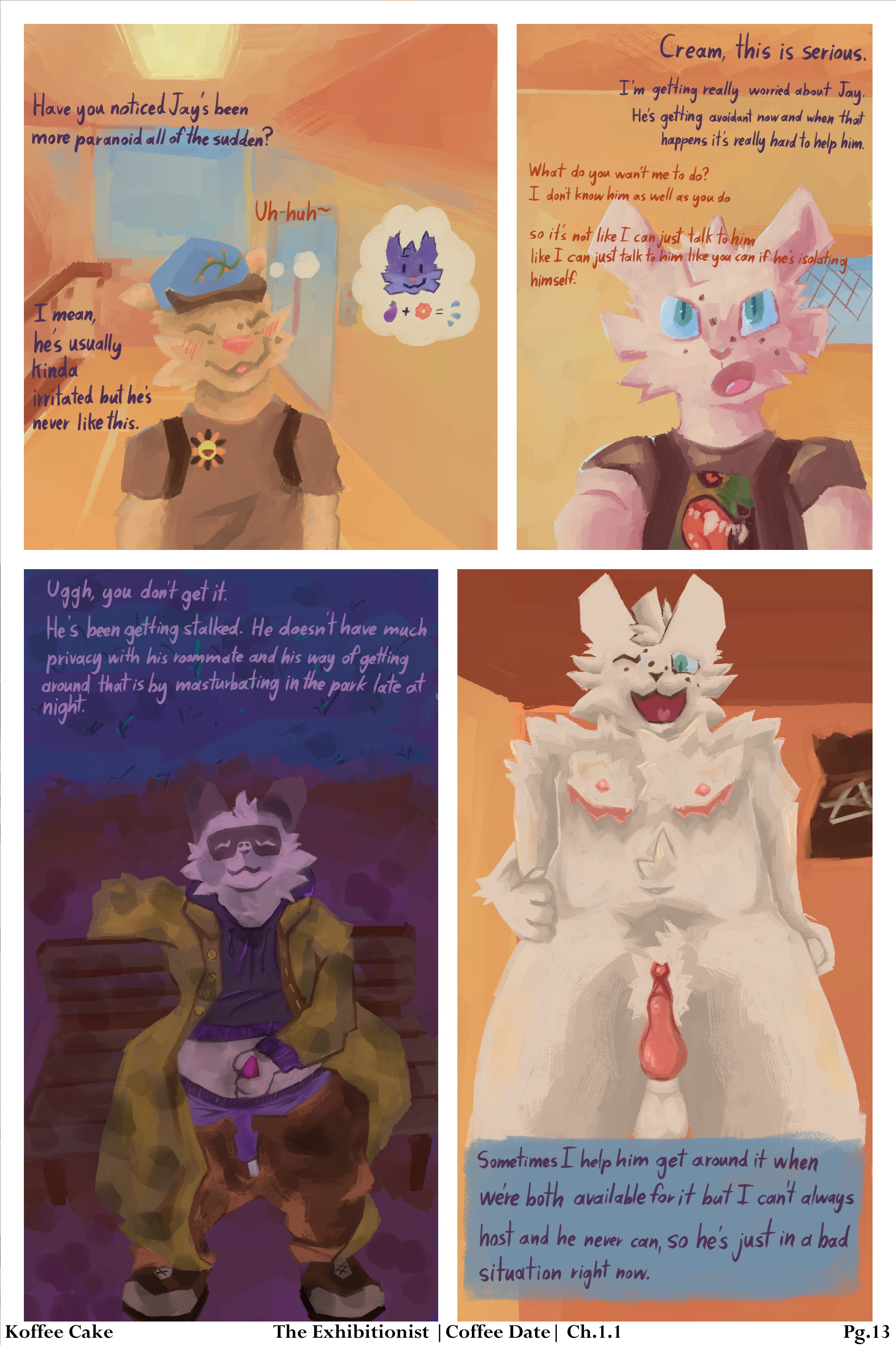 The Exhibitionist Chapter 1.1 by koffeecake - page 13 of 29 - Furry Comics, Gay