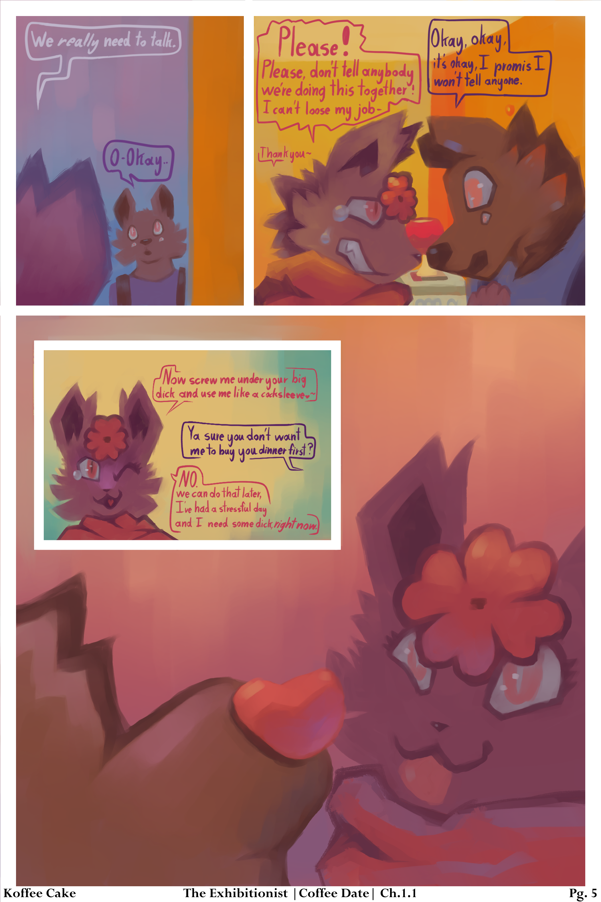 The Exhibitionist Chapter 1.1 by koffeecake - page 5 of 29 - Furry Comics, Gay