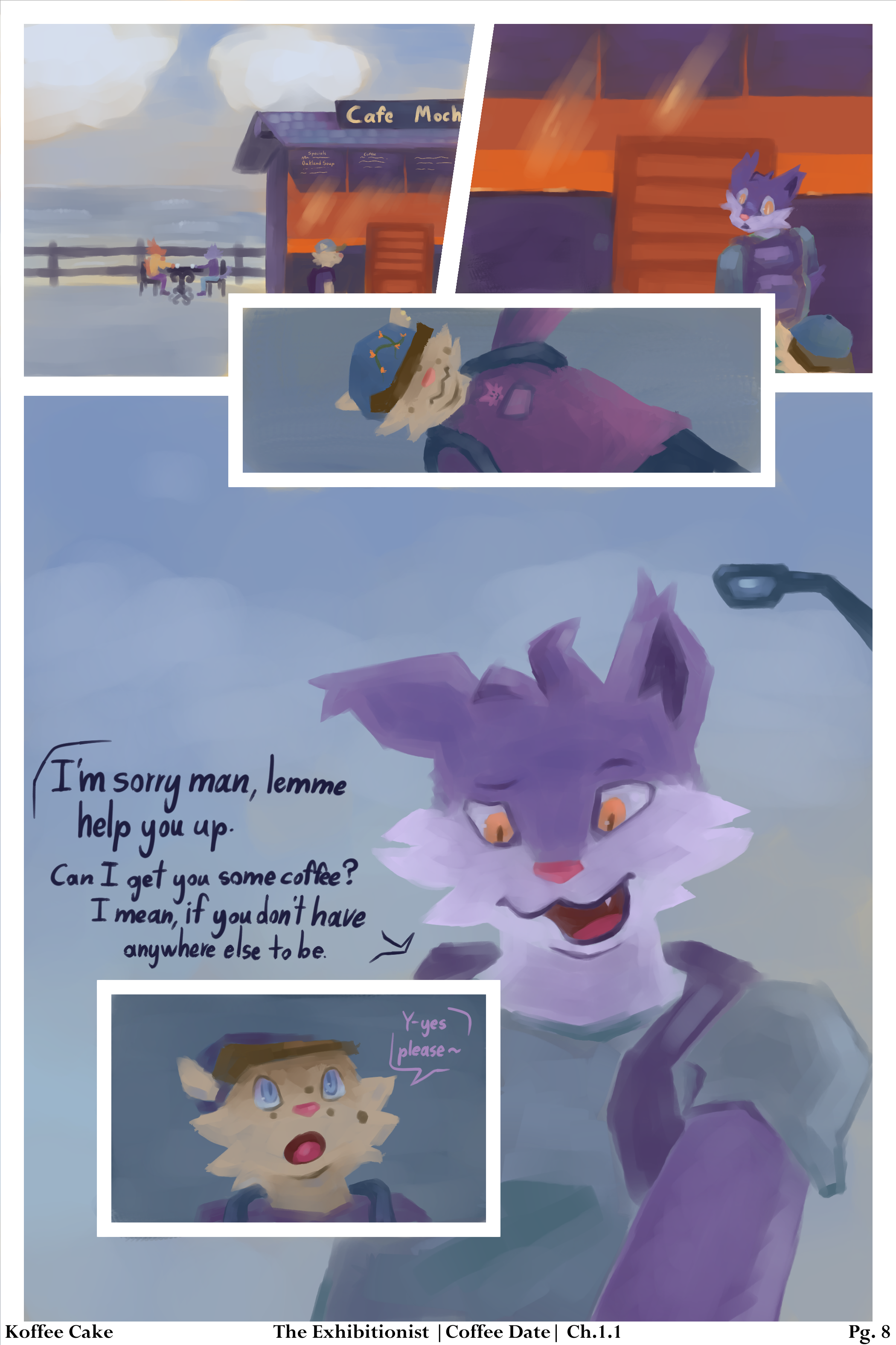 The Exhibitionist Chapter 1.1 by koffeecake - page 8 of 29 - Furry Comics, Gay