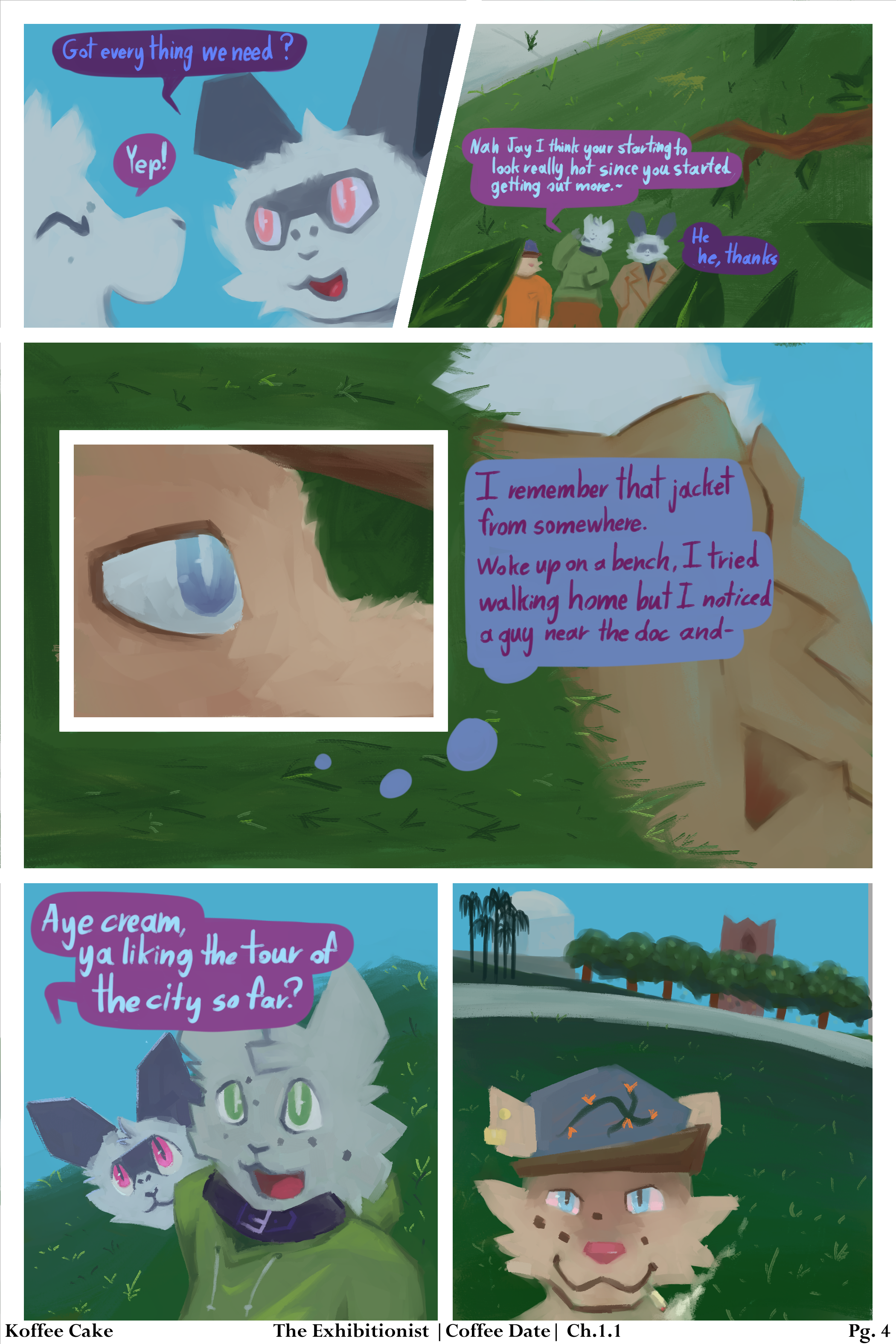 The Exhibitionist Chapter 1.1 by koffeecake - page 4 of 29 - Furry Comics, Gay